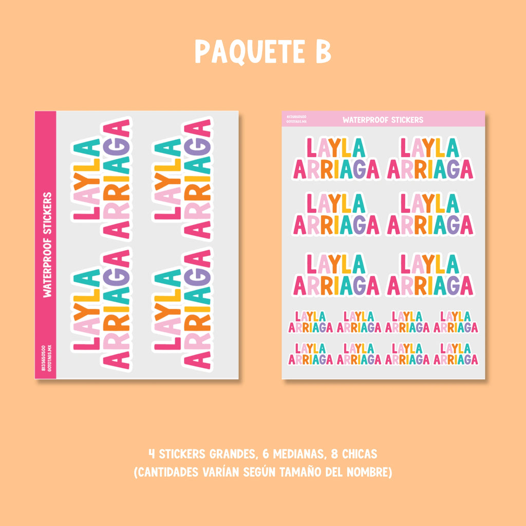 Stickers Silueta: Color 09