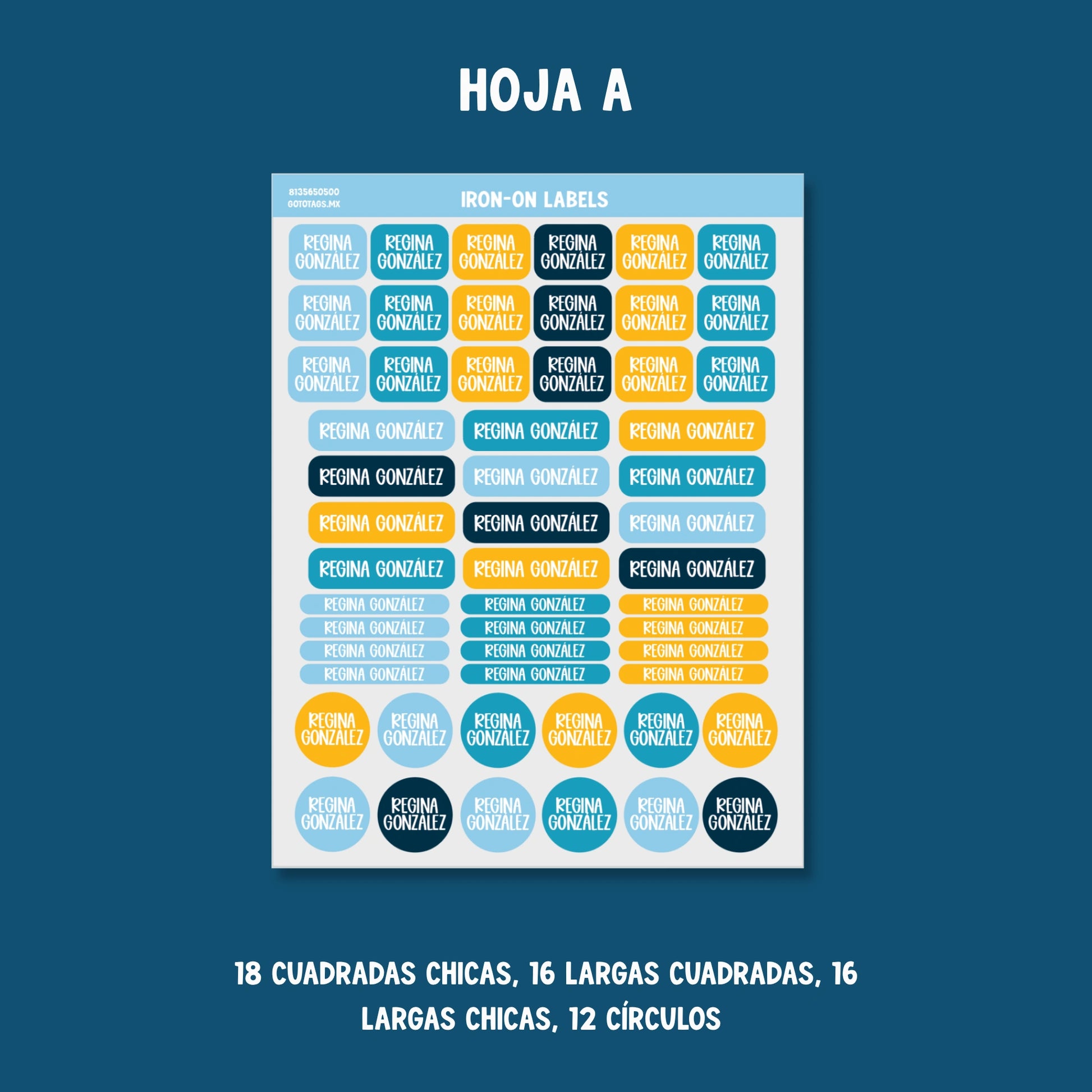 Etiquetas Ropa: Color 05