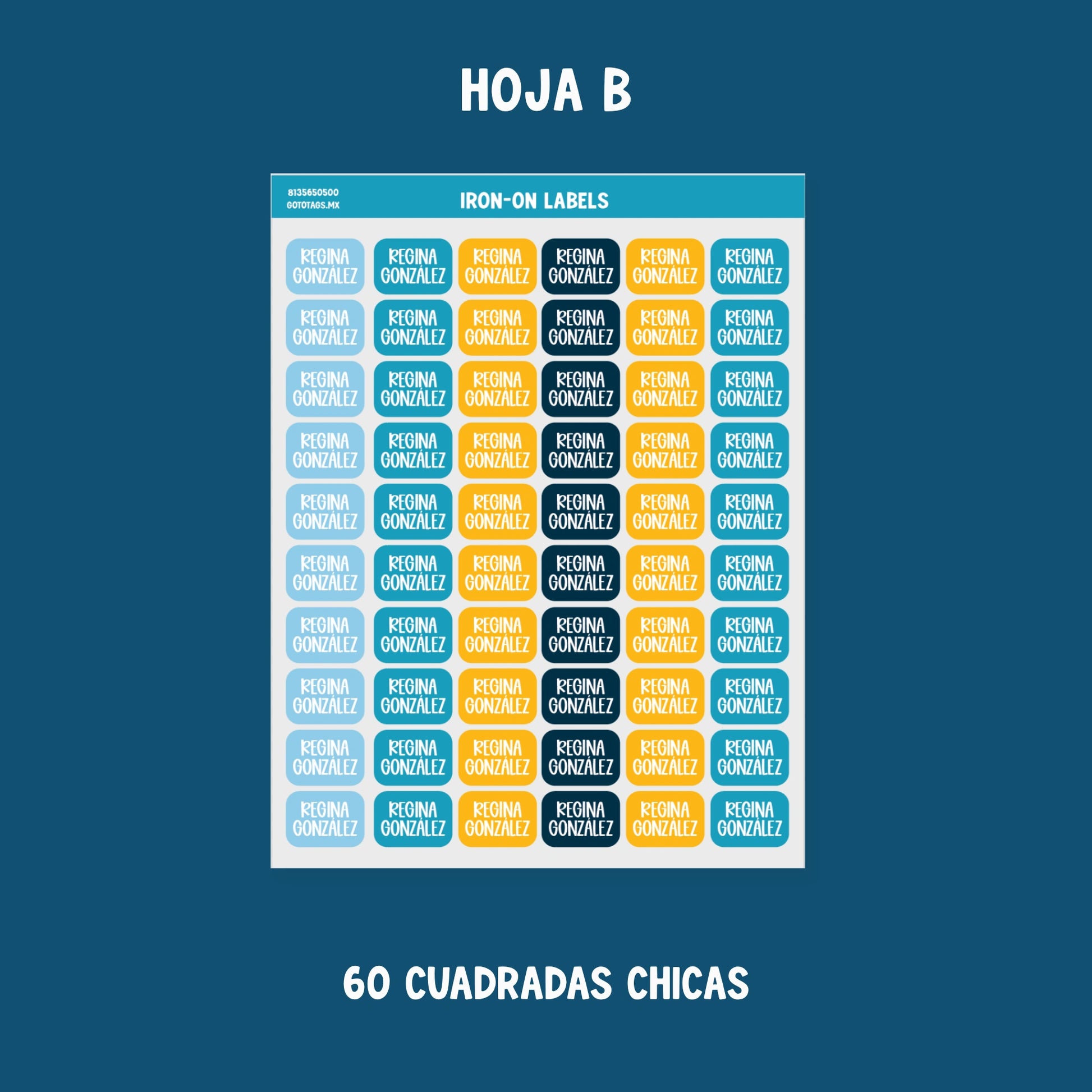 Etiquetas Ropa: Color 05