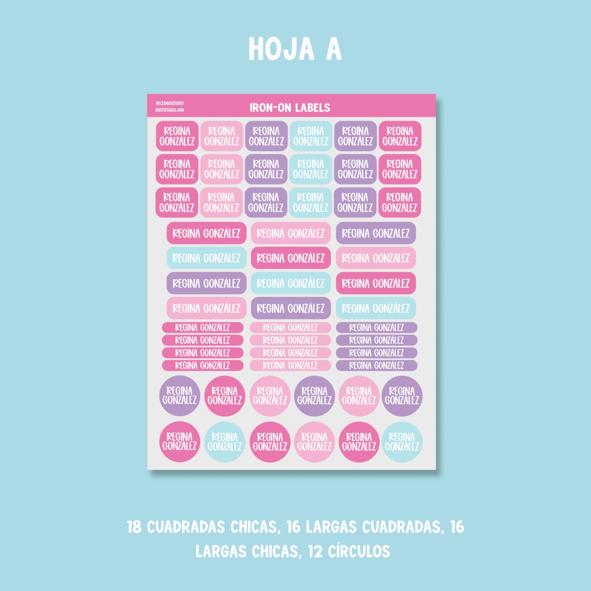 Etiquetas Ropa: Color 10