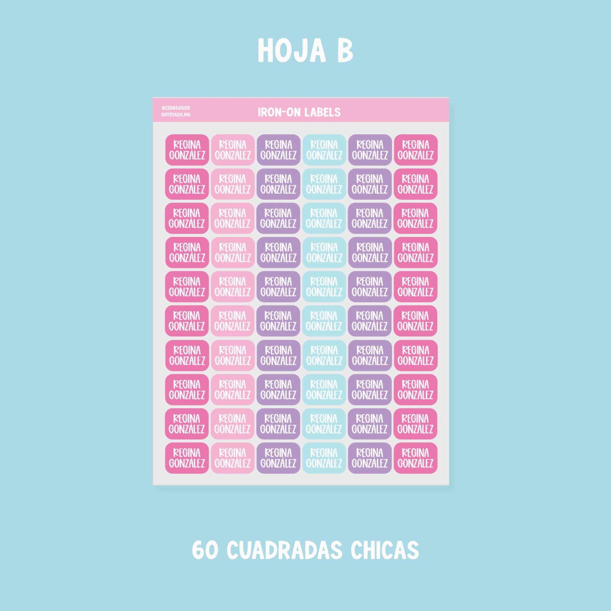 Etiquetas Ropa: Color 10