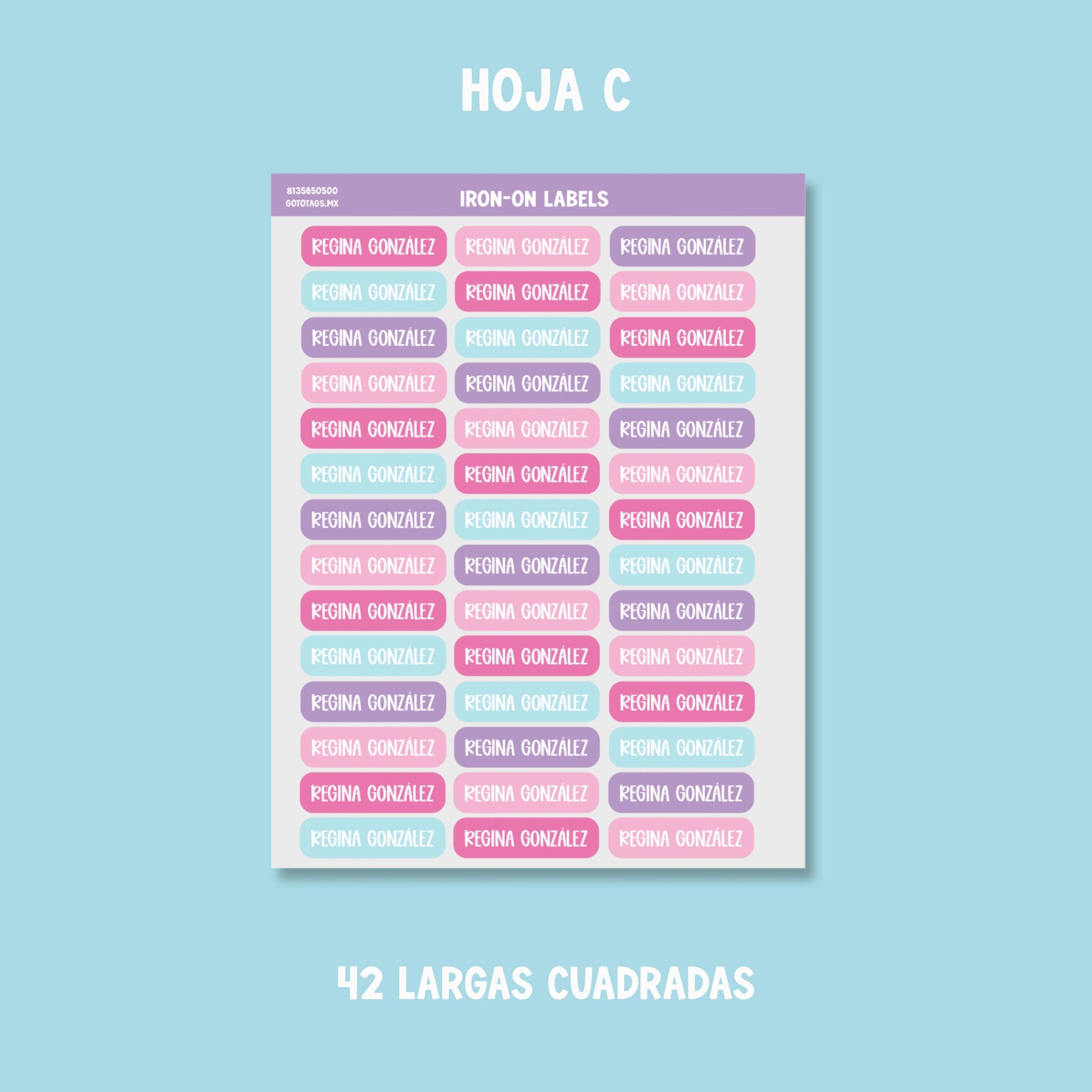 Etiquetas Ropa: Color 10