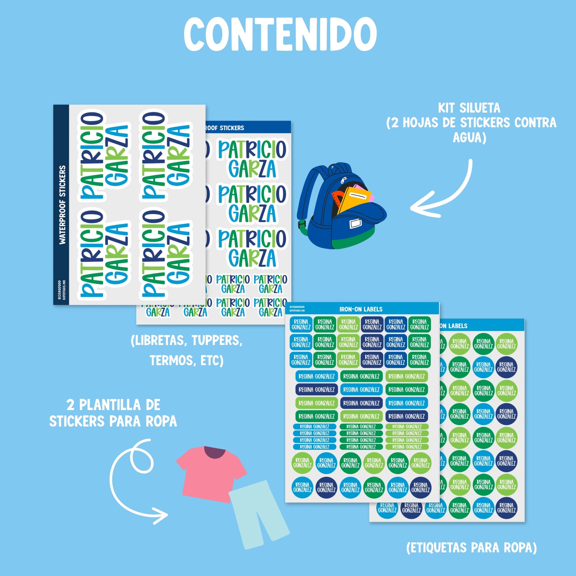 Kit Ropa & Stickers