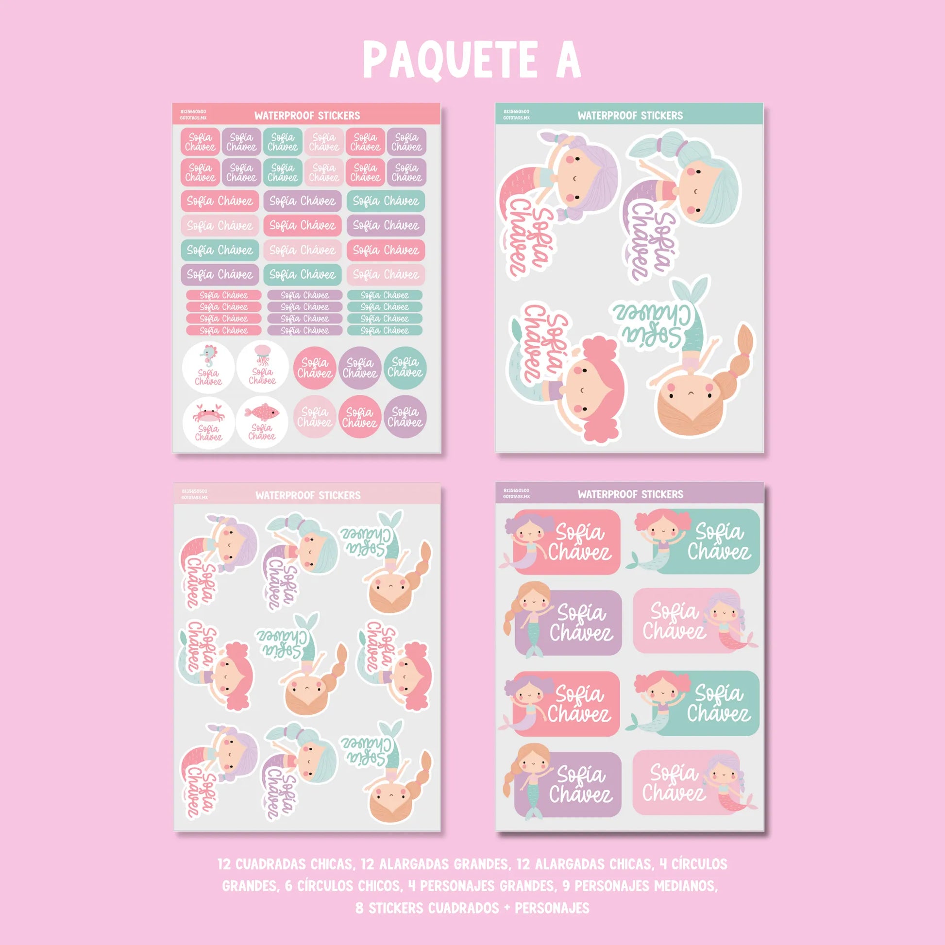 Stickers Mermaids