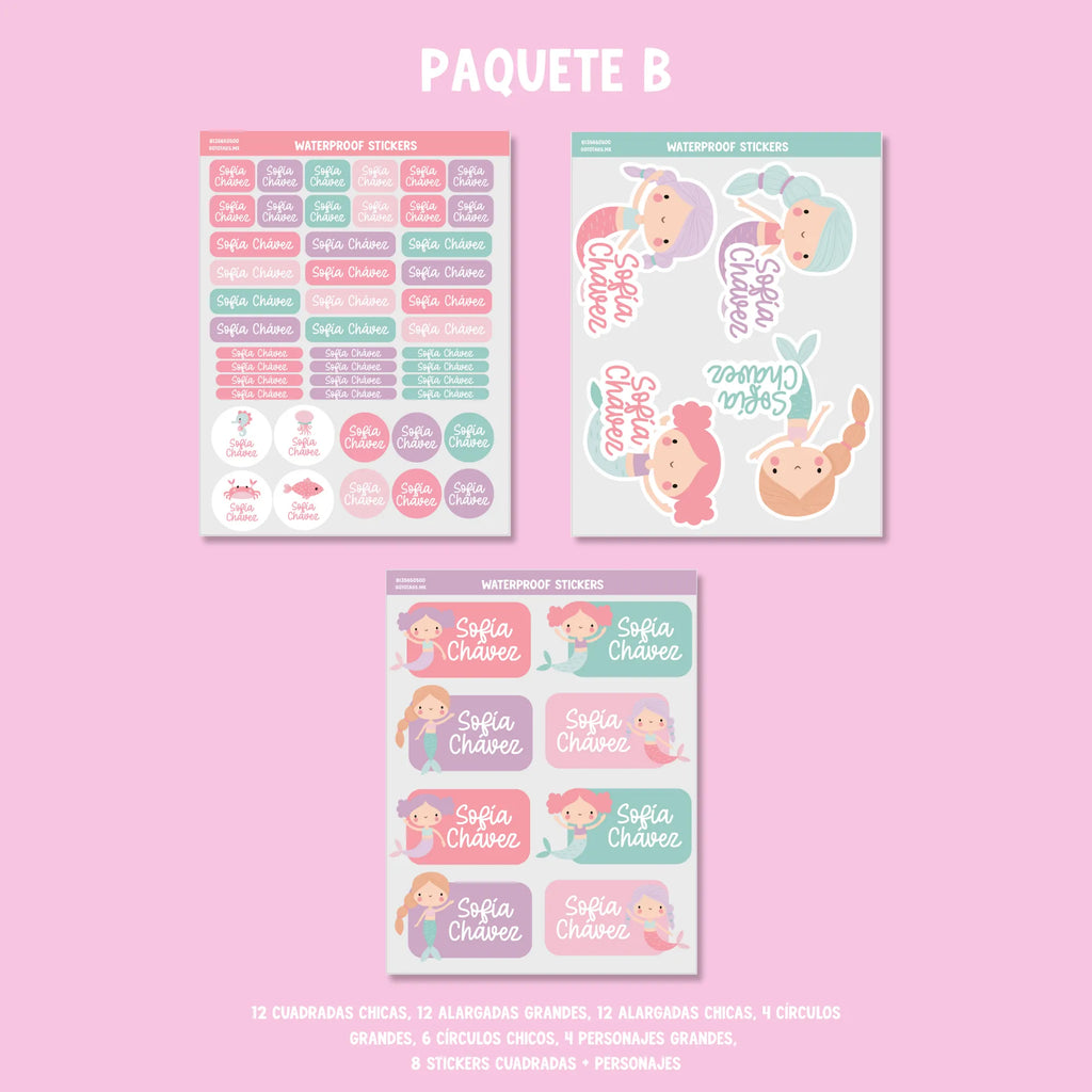 Stickers Mermaids