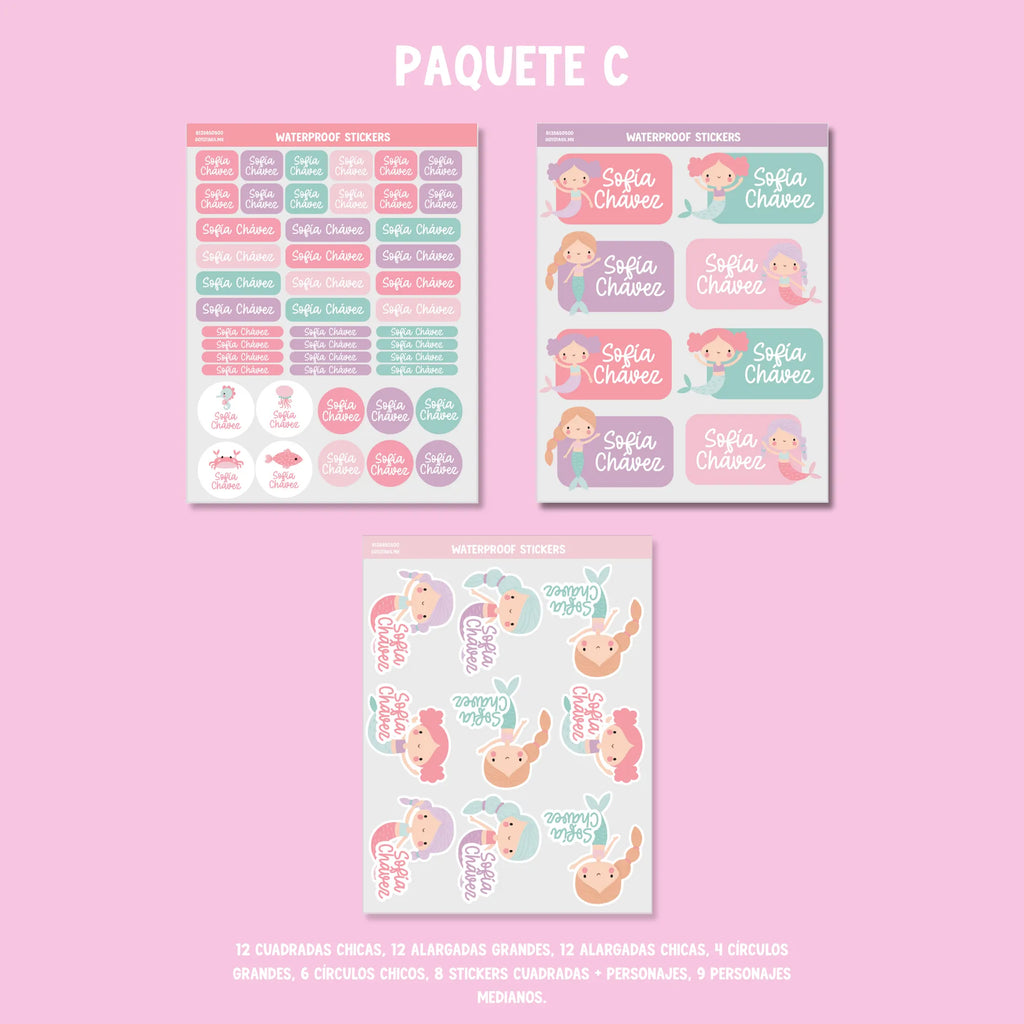 Stickers Mermaids