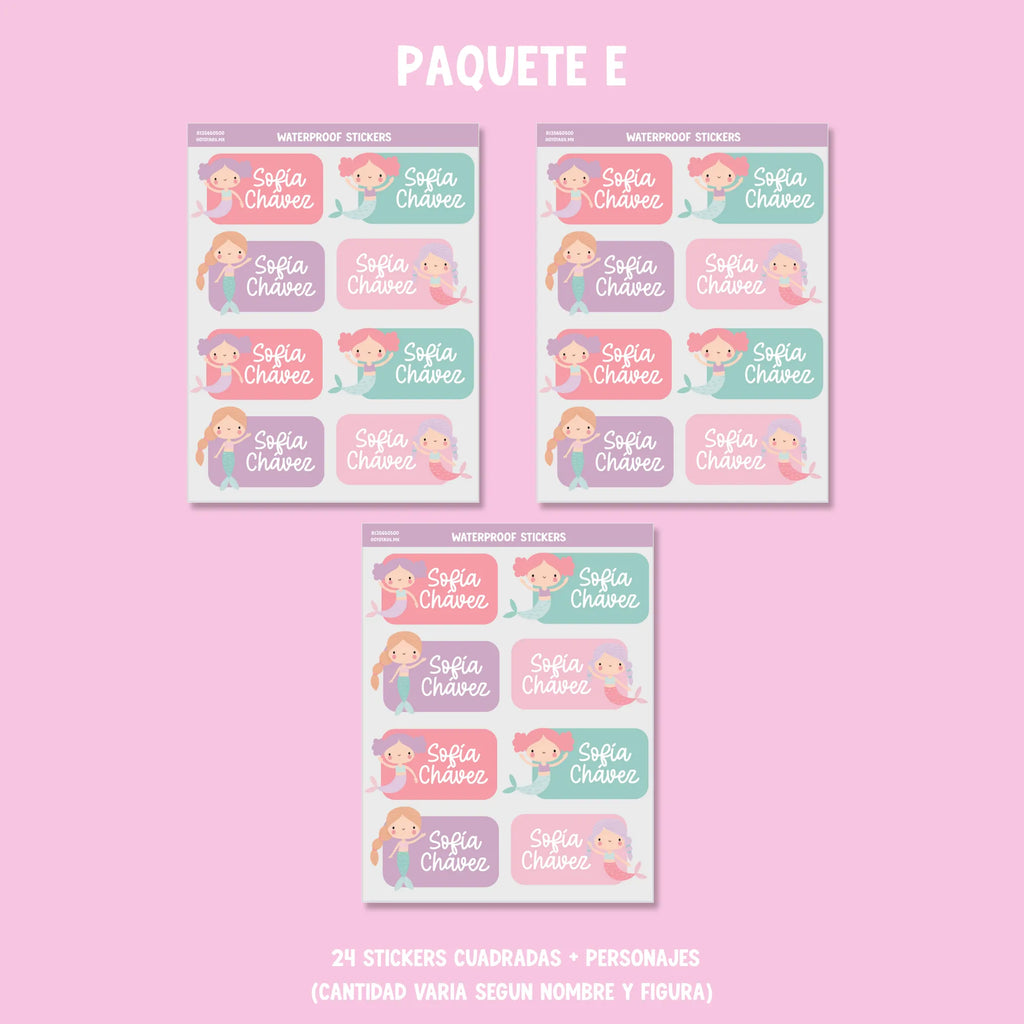 Stickers Mermaids