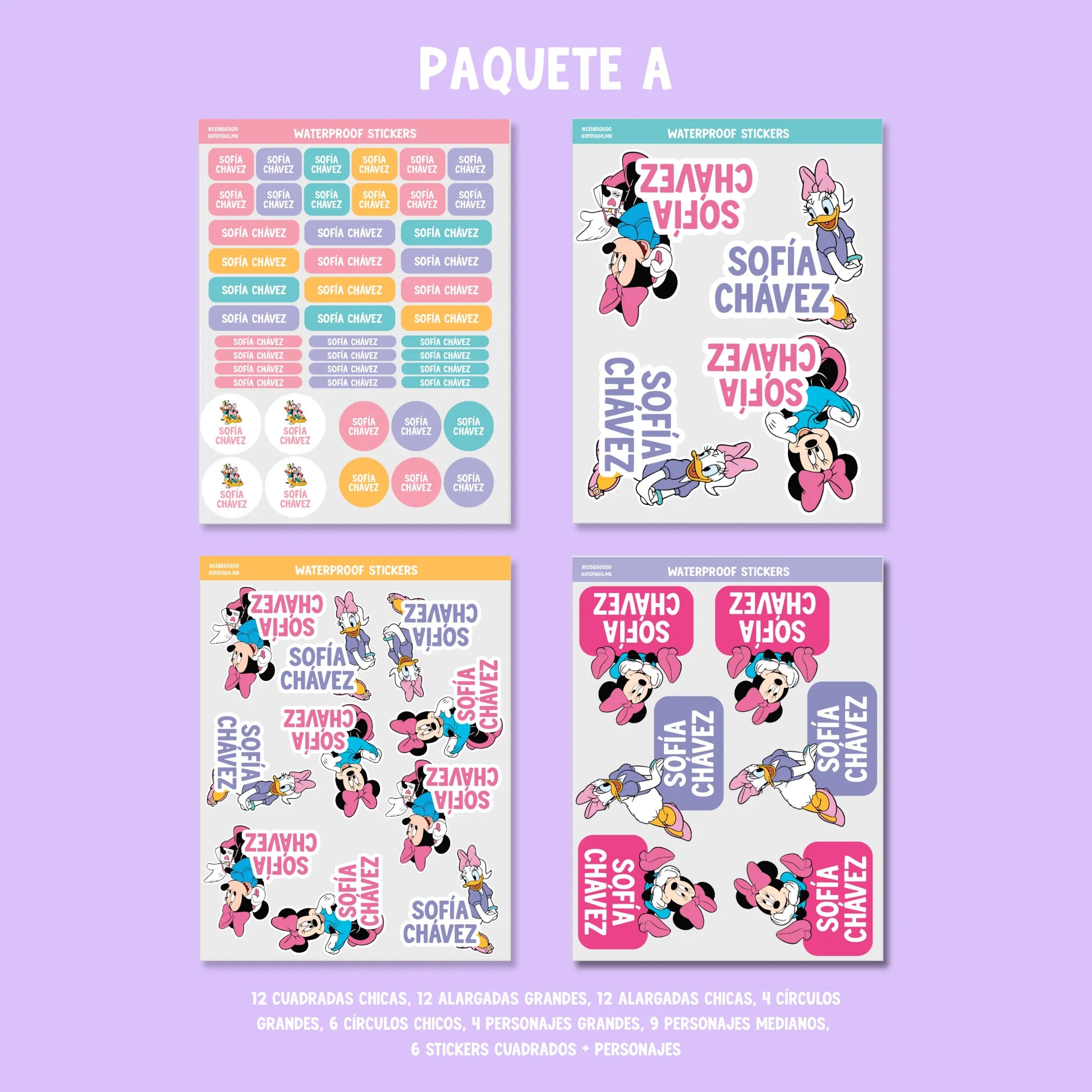 Stickers Minnie and Friends