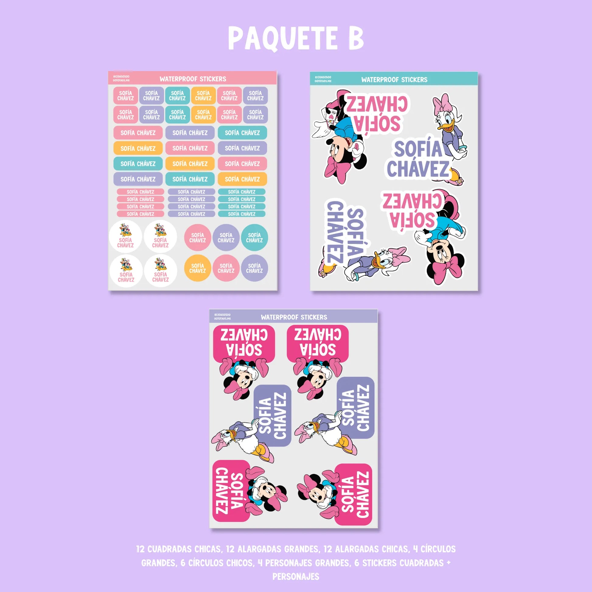 Stickers Minnie and Friends