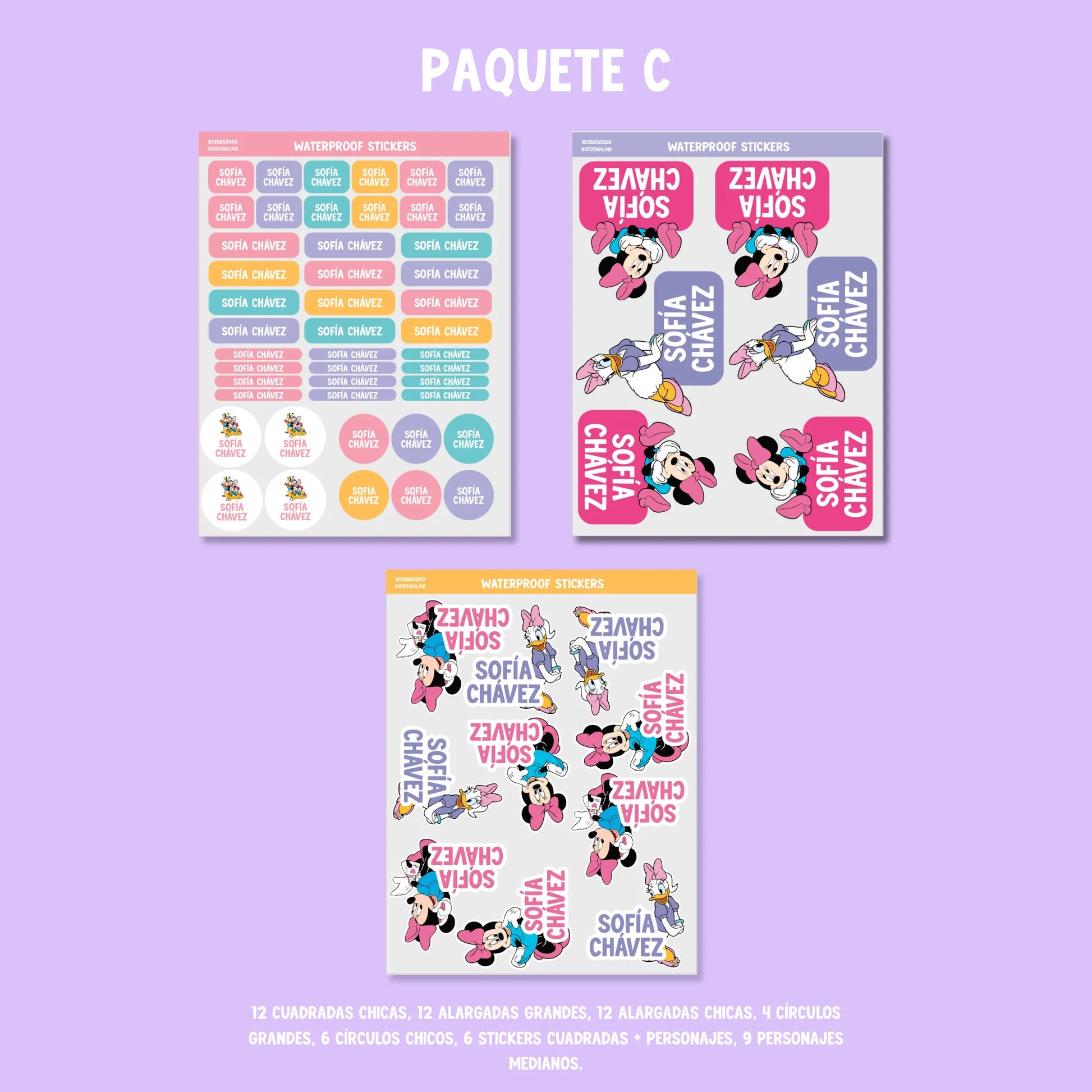 Stickers Minnie and Friends