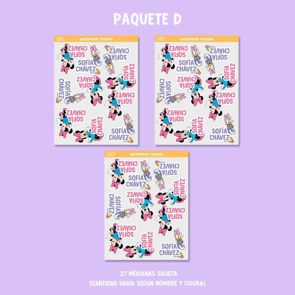 Stickers Minnie and Friends