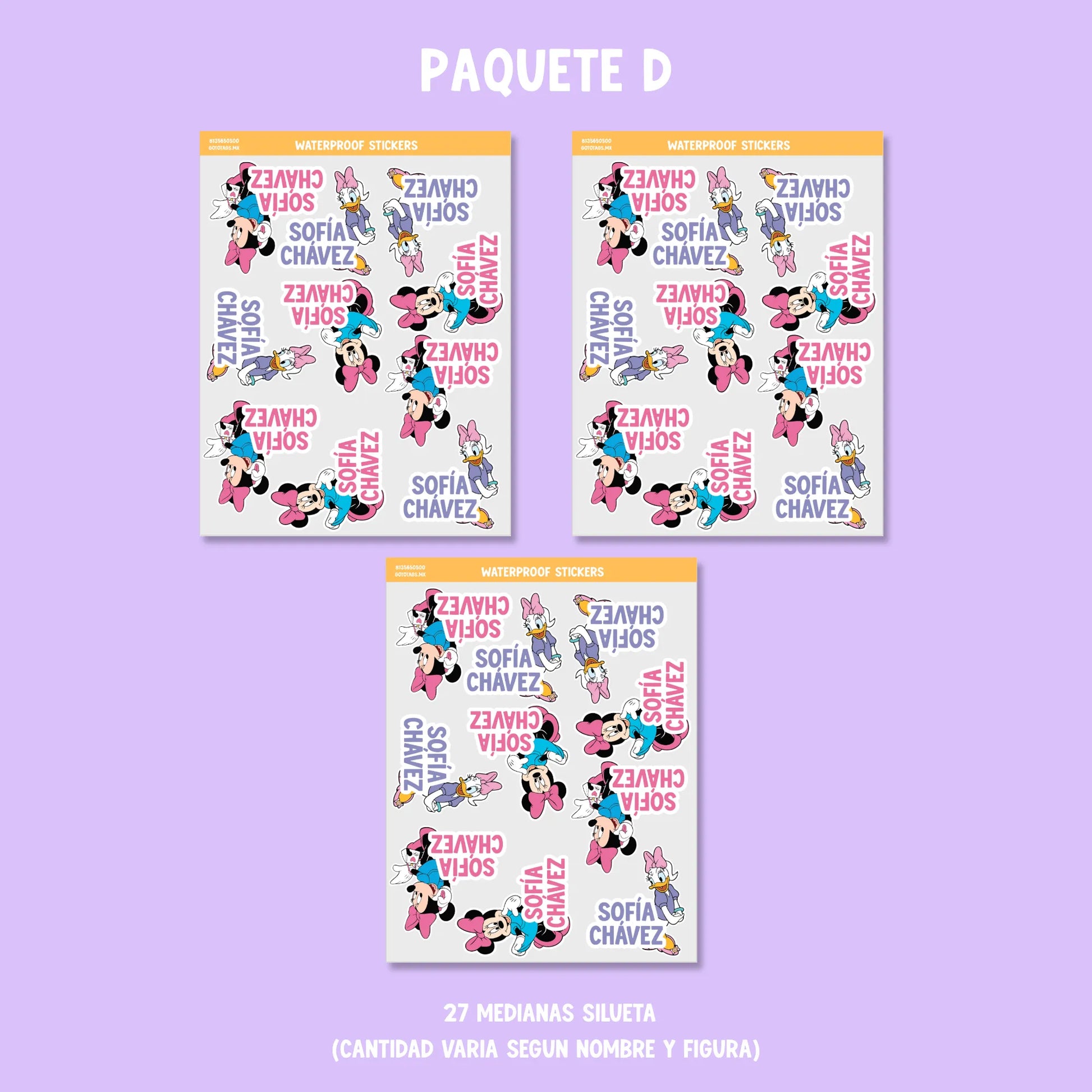 Stickers Minnie and Friends