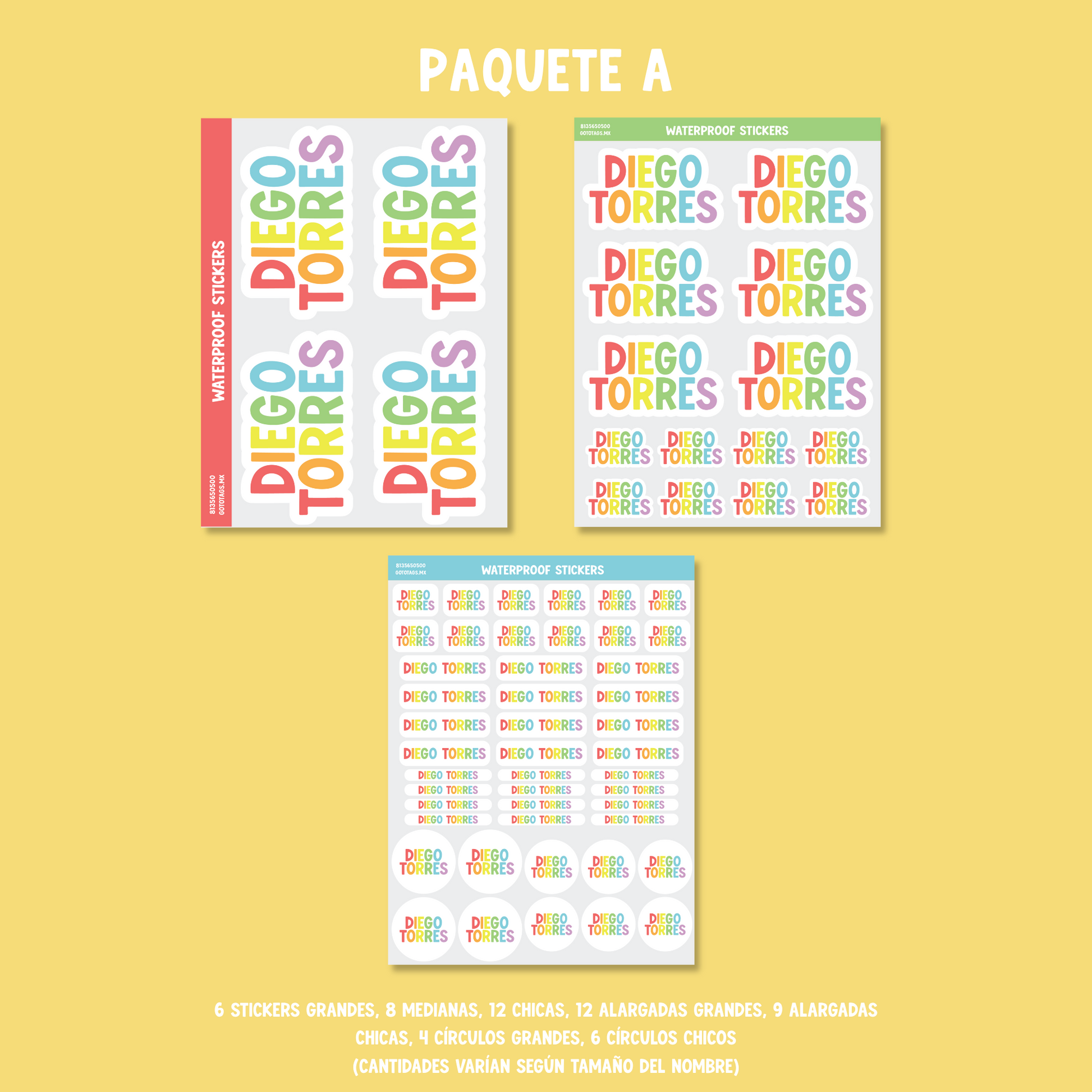 Stickers Silueta: Color 01