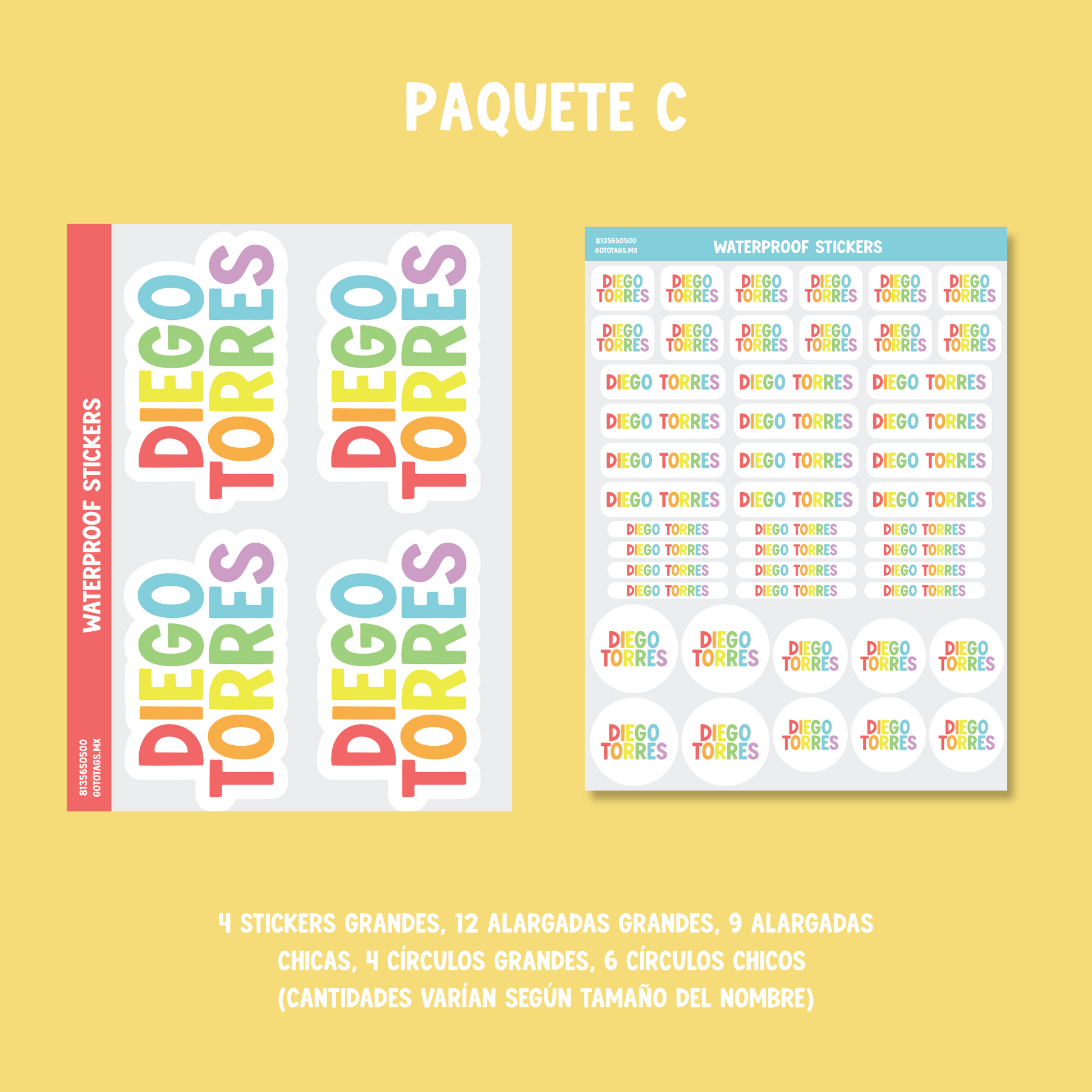 Stickers Silueta: Color 01