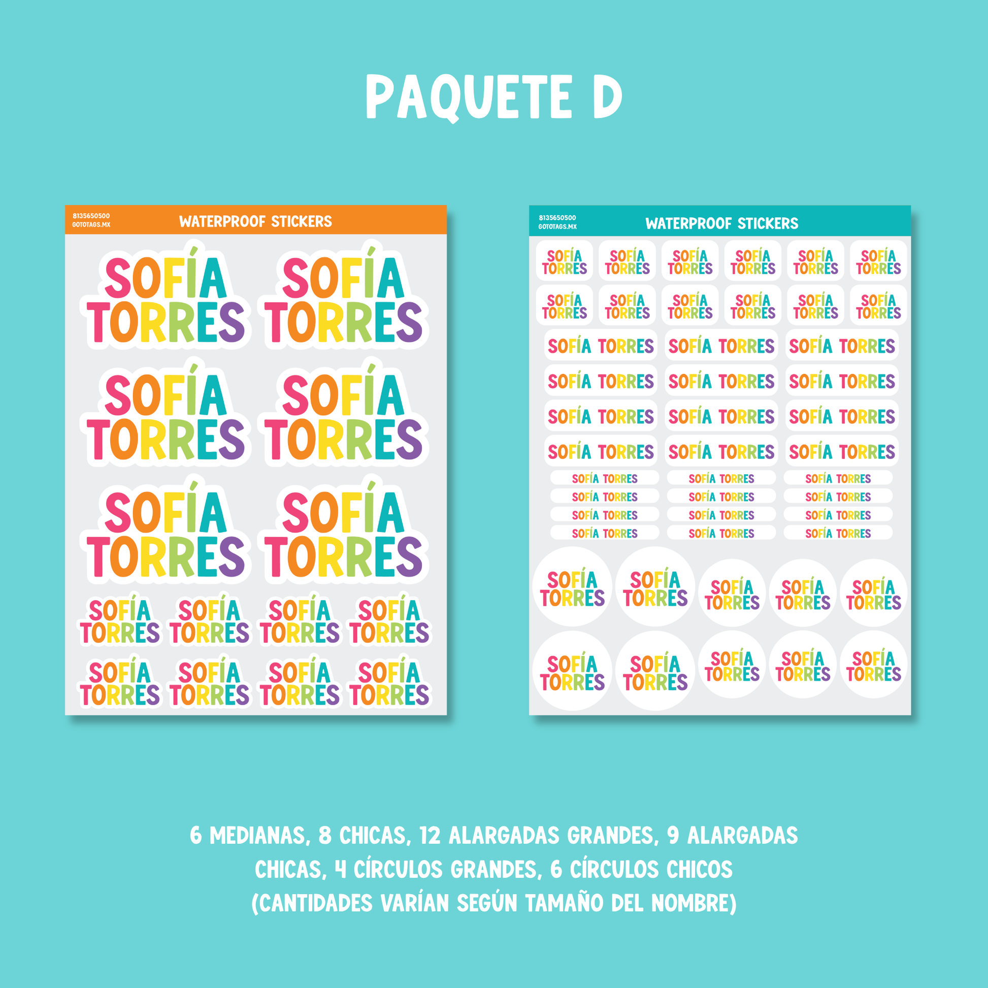 Stickers Silueta: Color 06