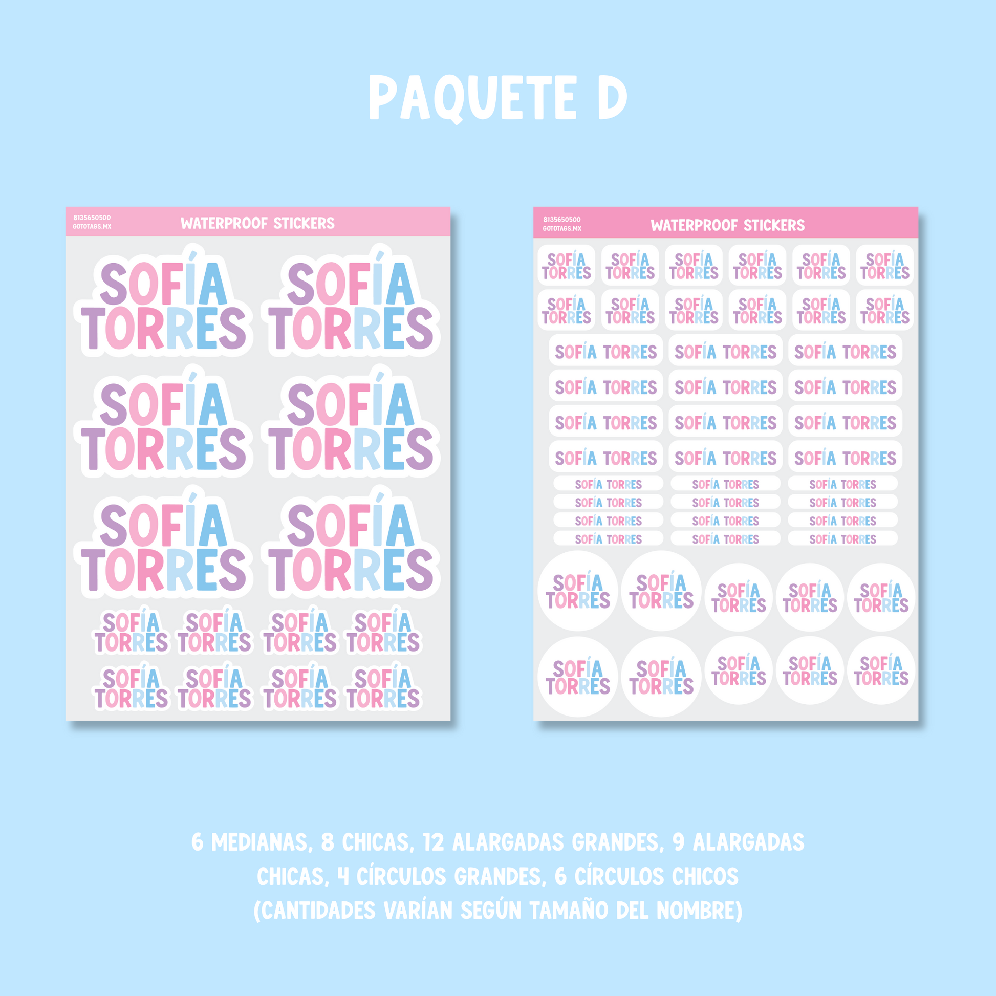 Stickers Silueta: Color 10