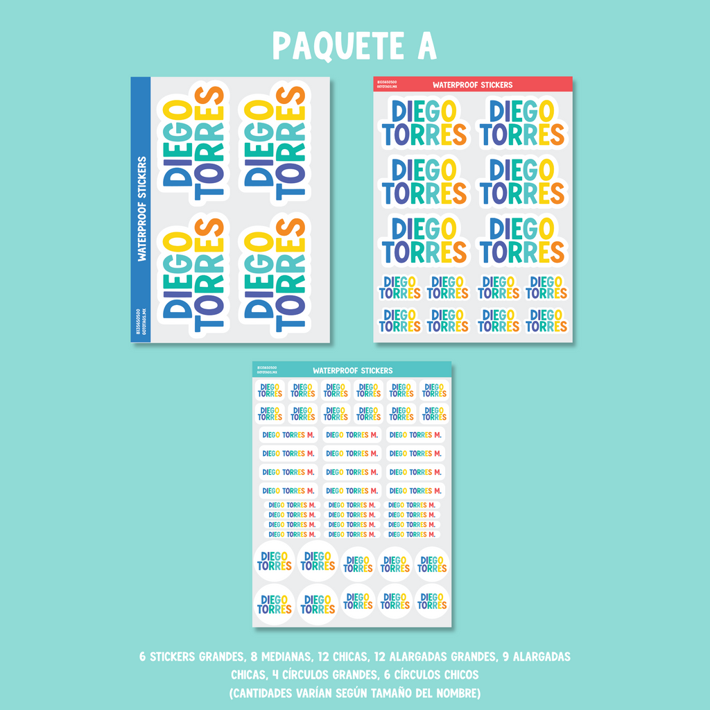 Stickers Silueta: Color 11