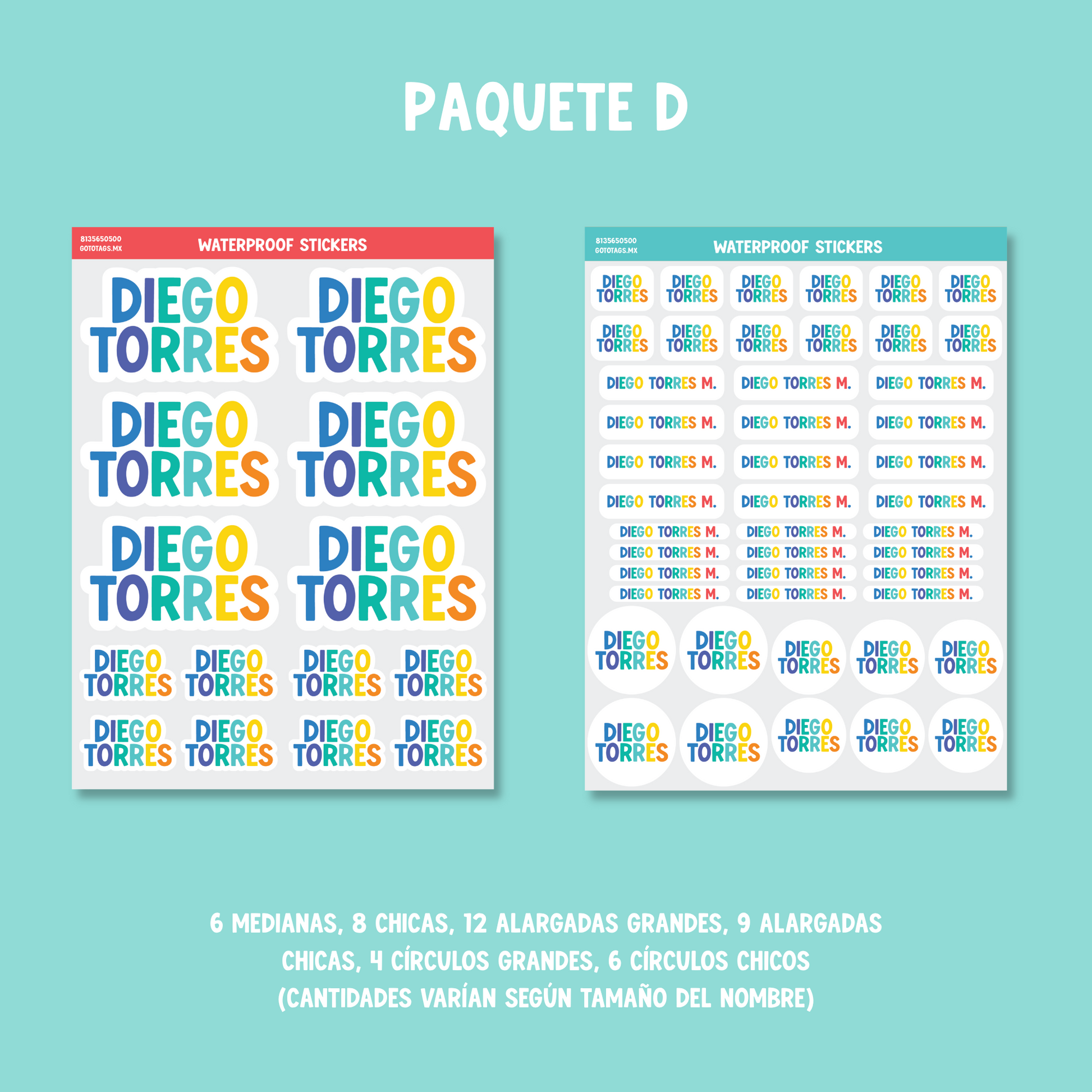 Stickers Silueta: Color 11