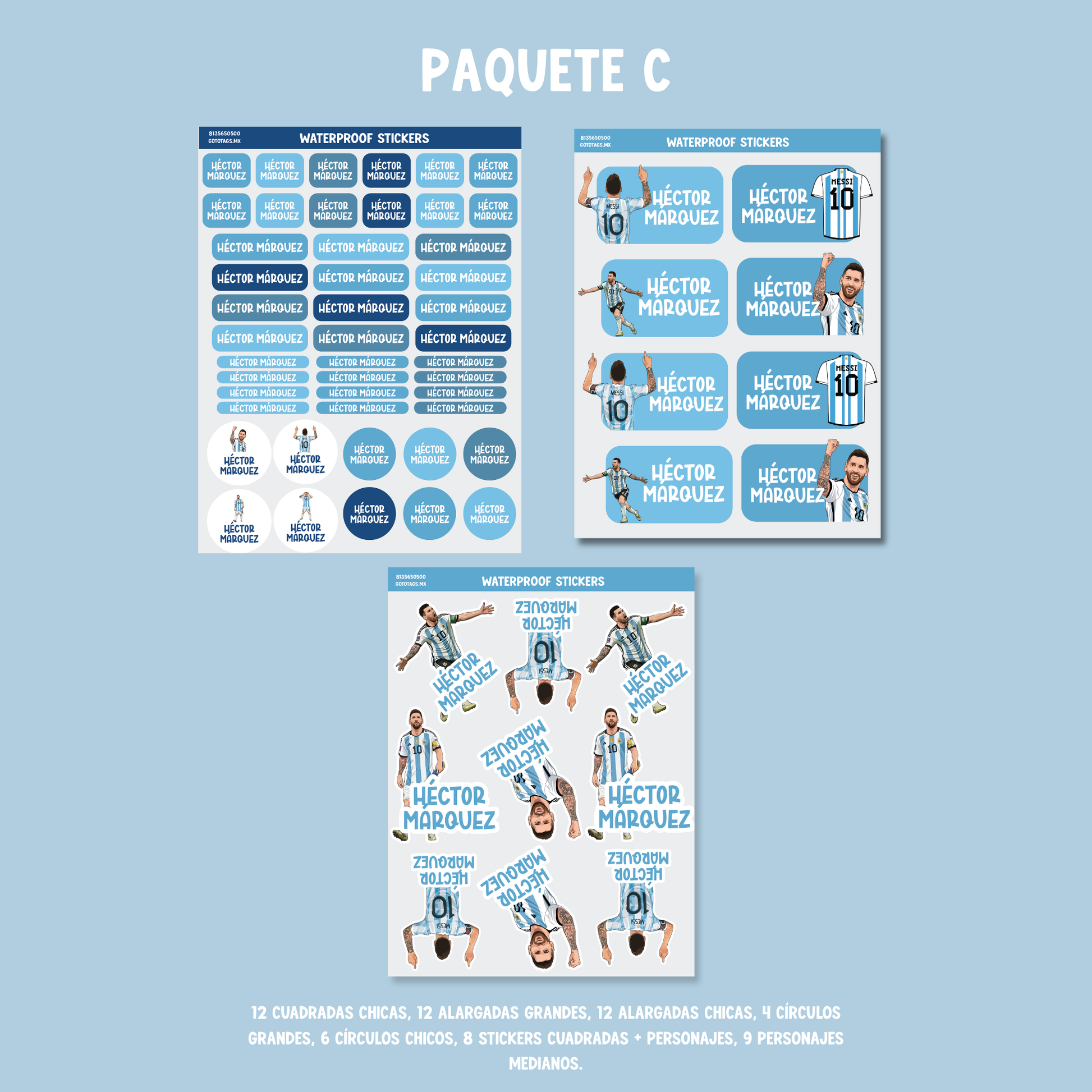 Stickers Messi