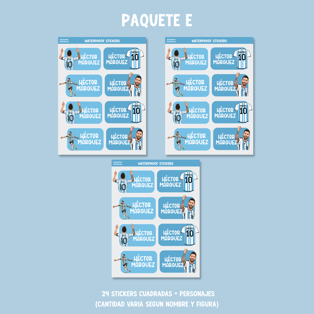 Stickers Messi