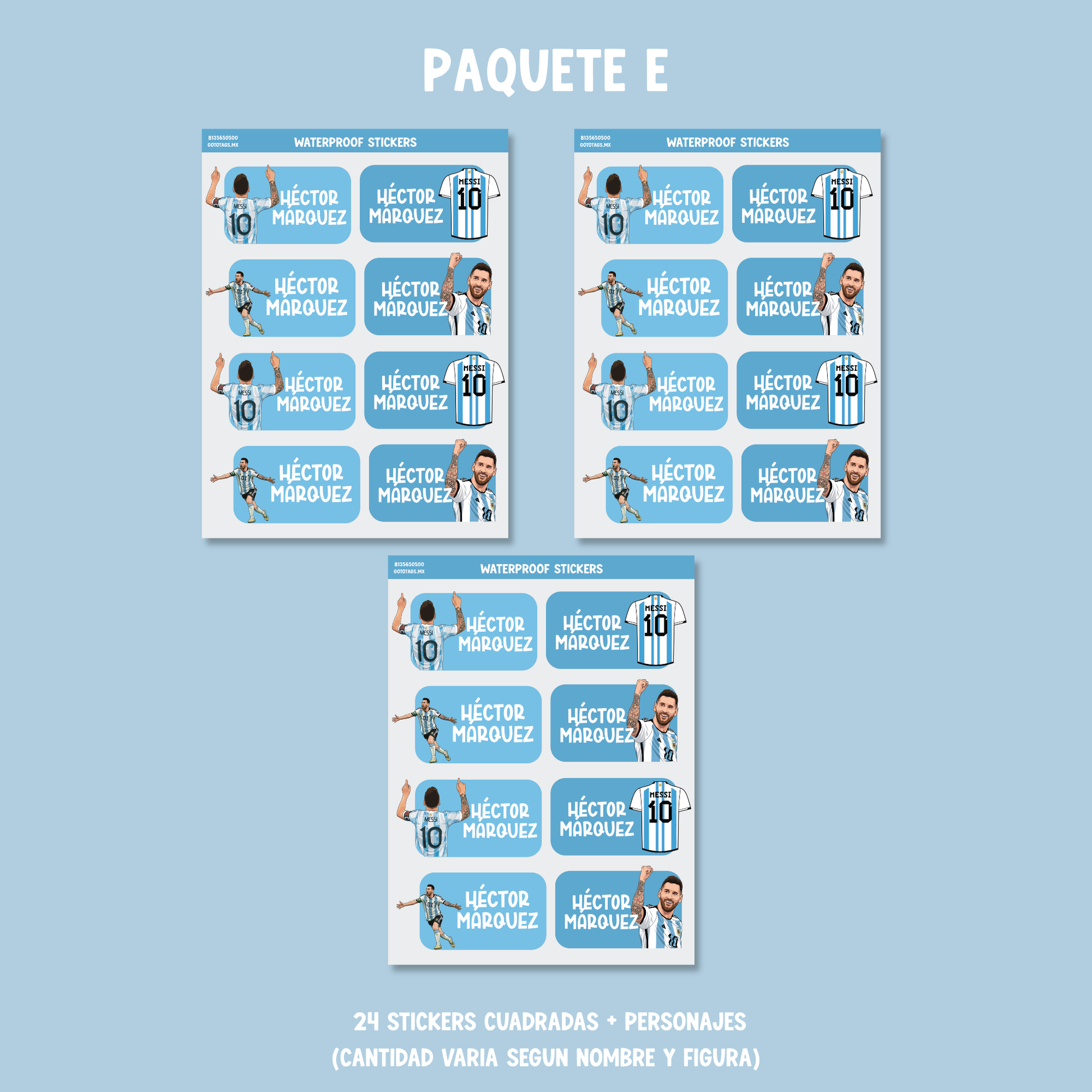 Stickers Messi