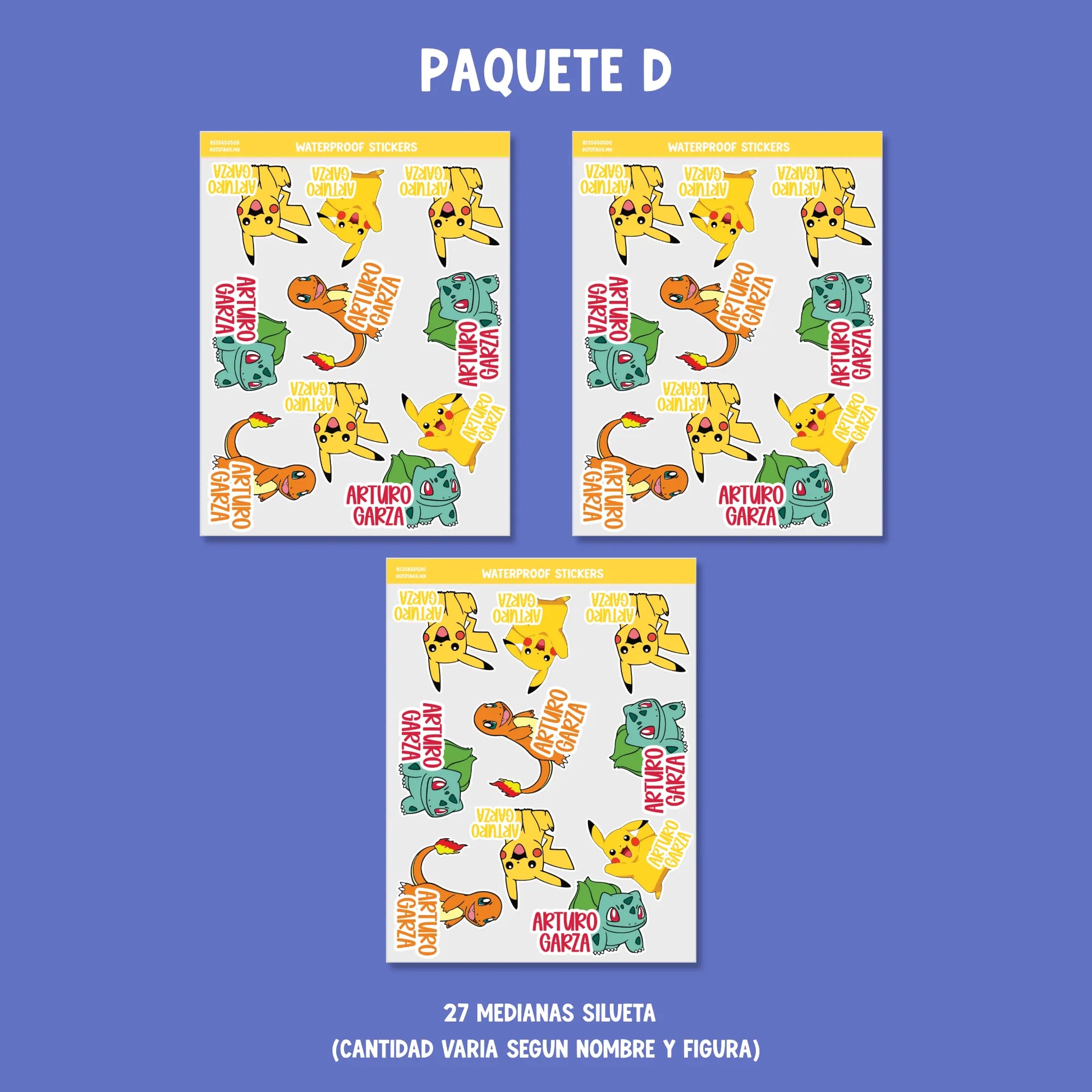 Stickers Pokemon