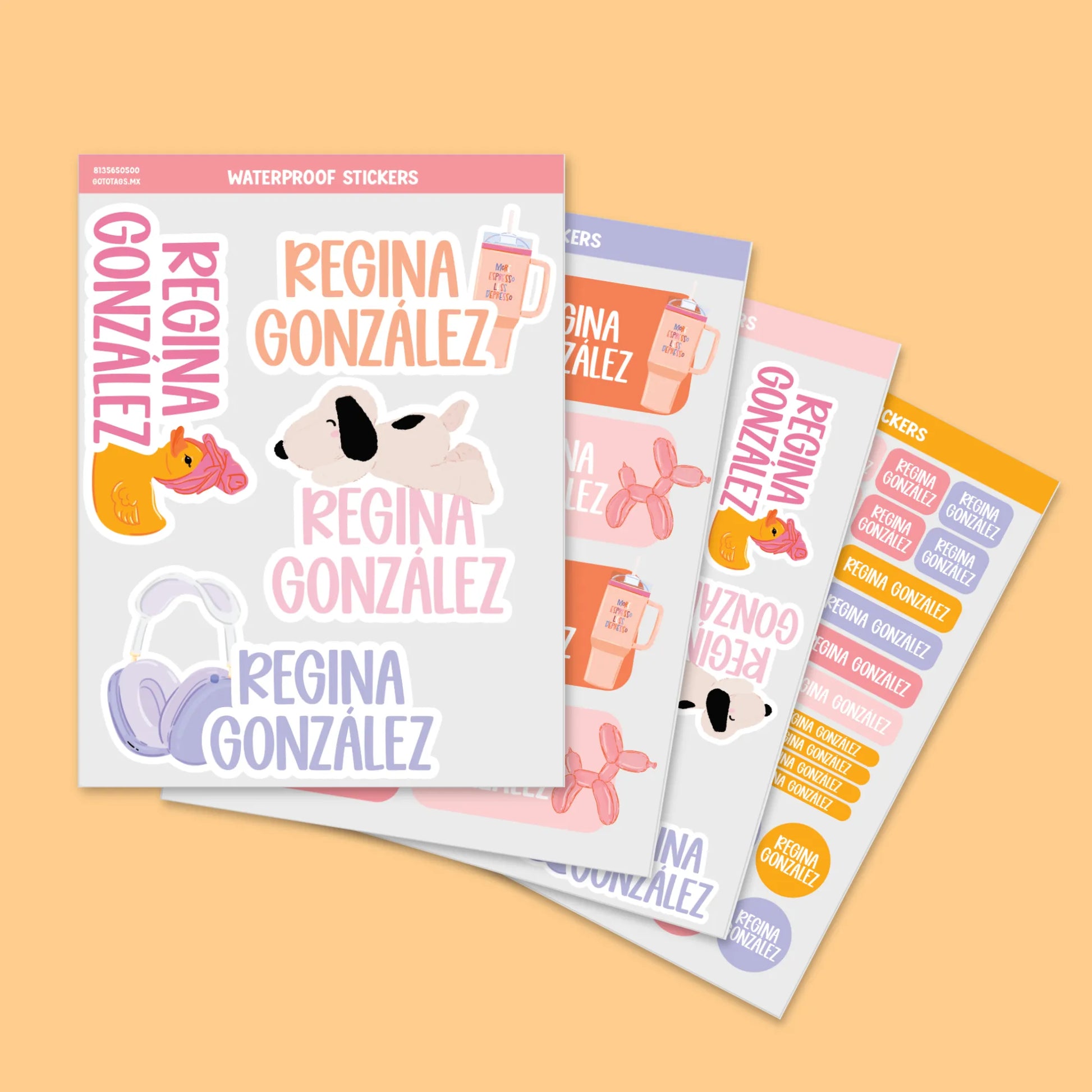 Stickers Preppy Folder