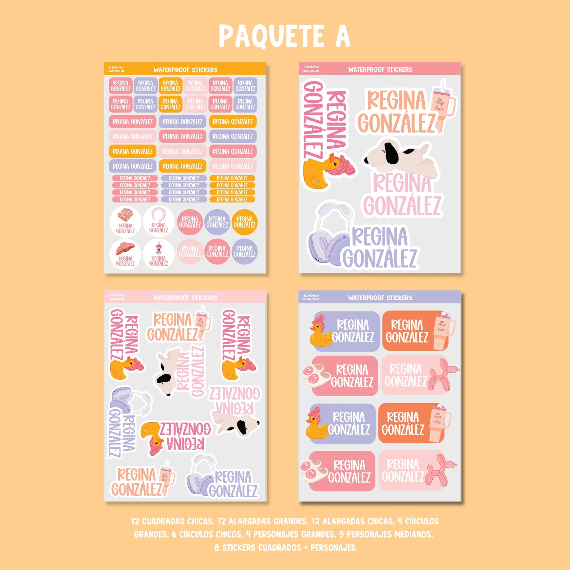 Stickers Preppy Folder