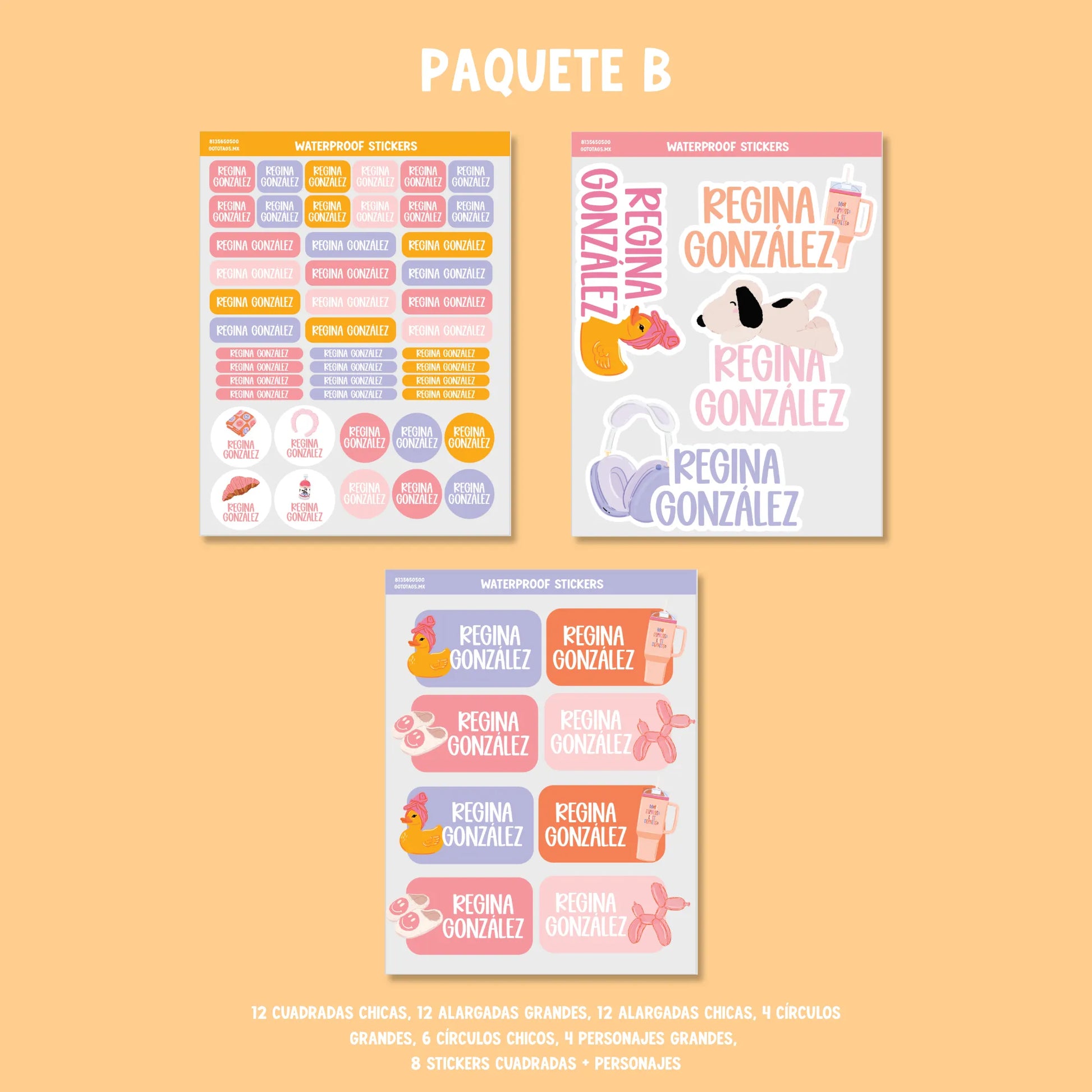 Stickers Preppy Folder