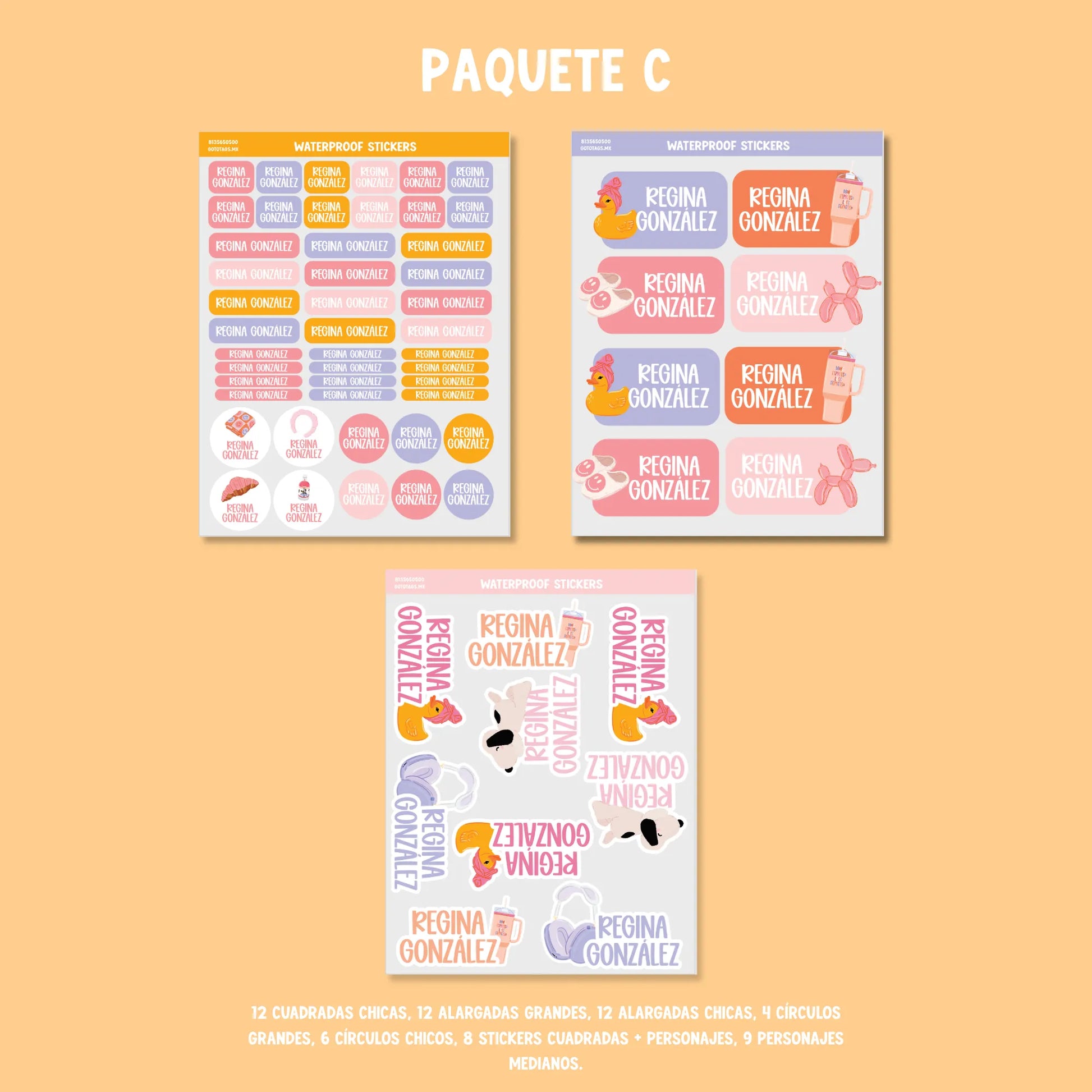 Stickers Preppy Folder