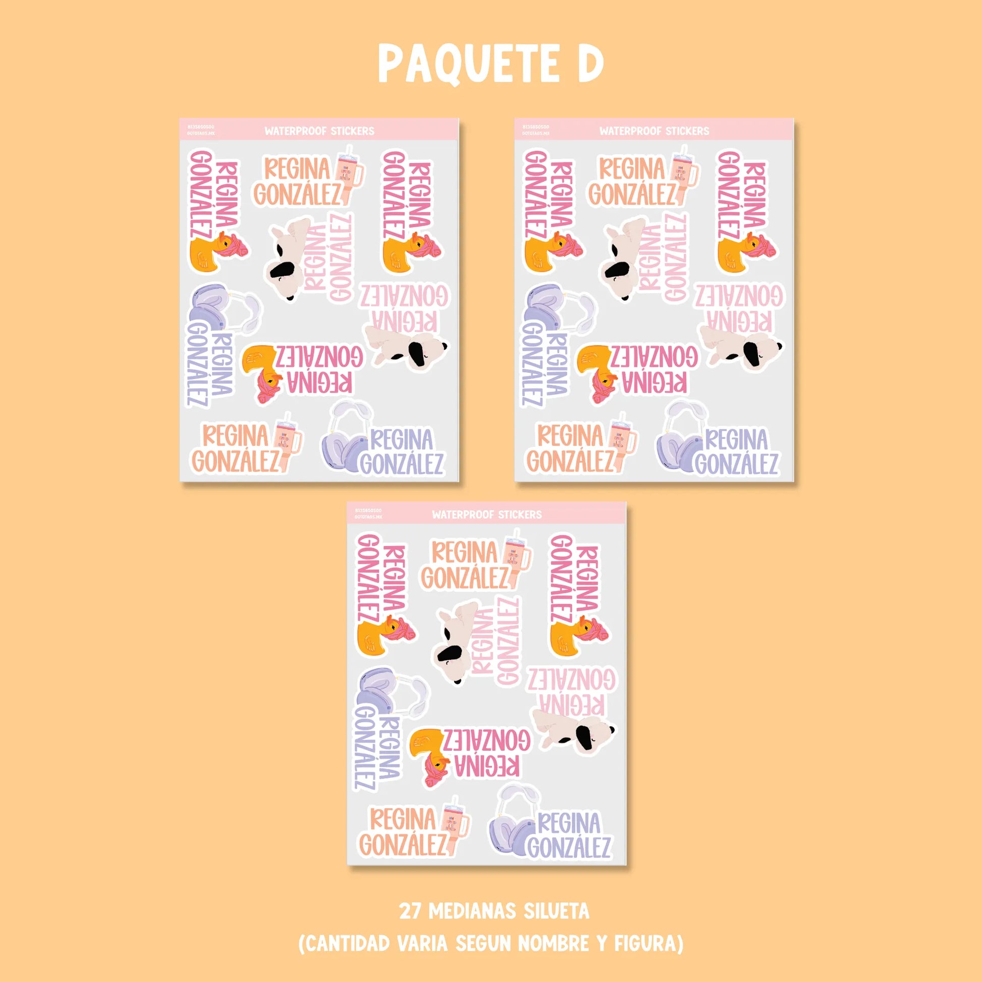 Stickers Preppy Folder
