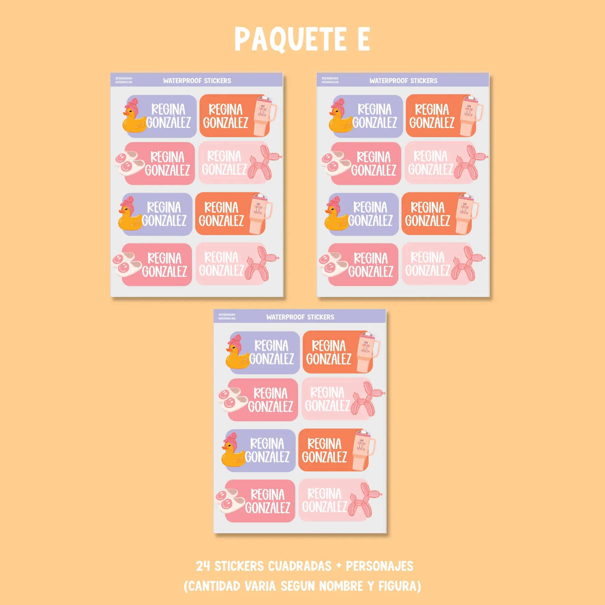 Stickers Preppy Folder