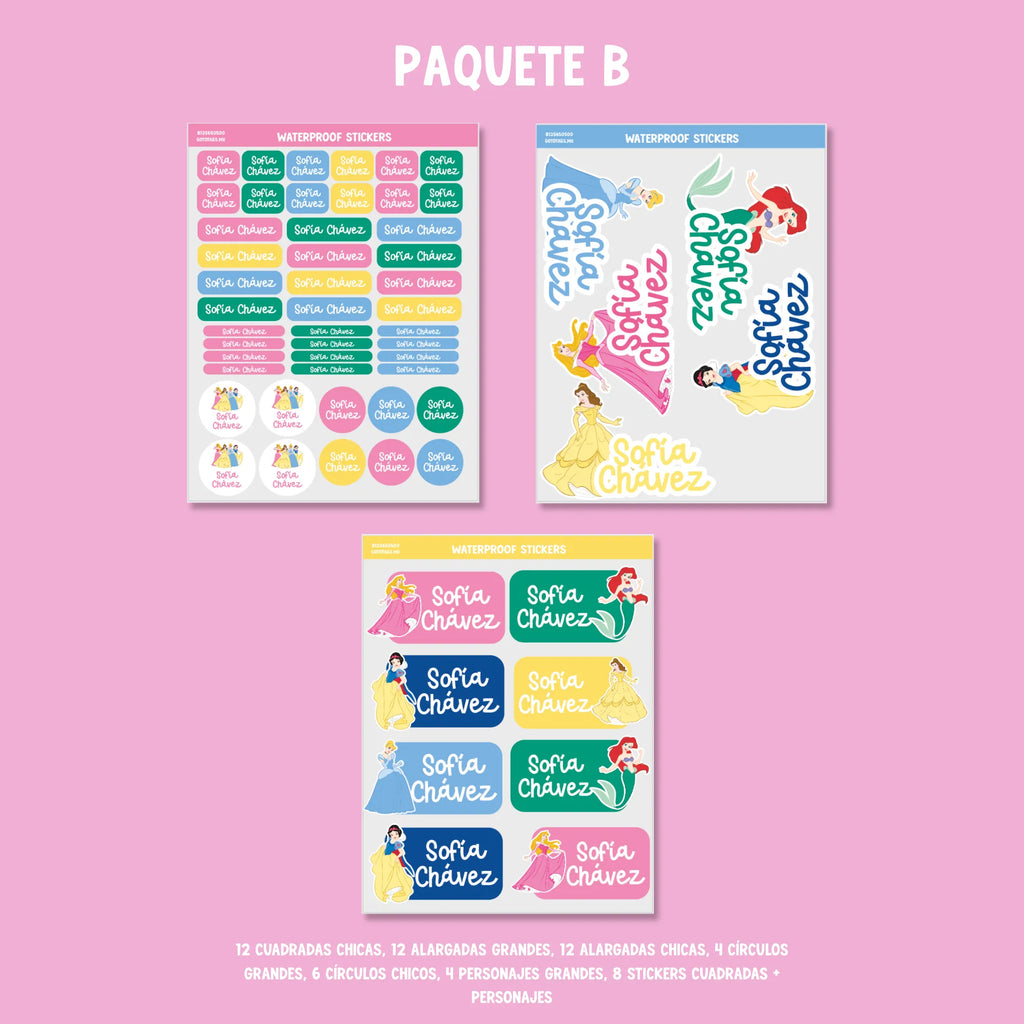 Stickers Princesas