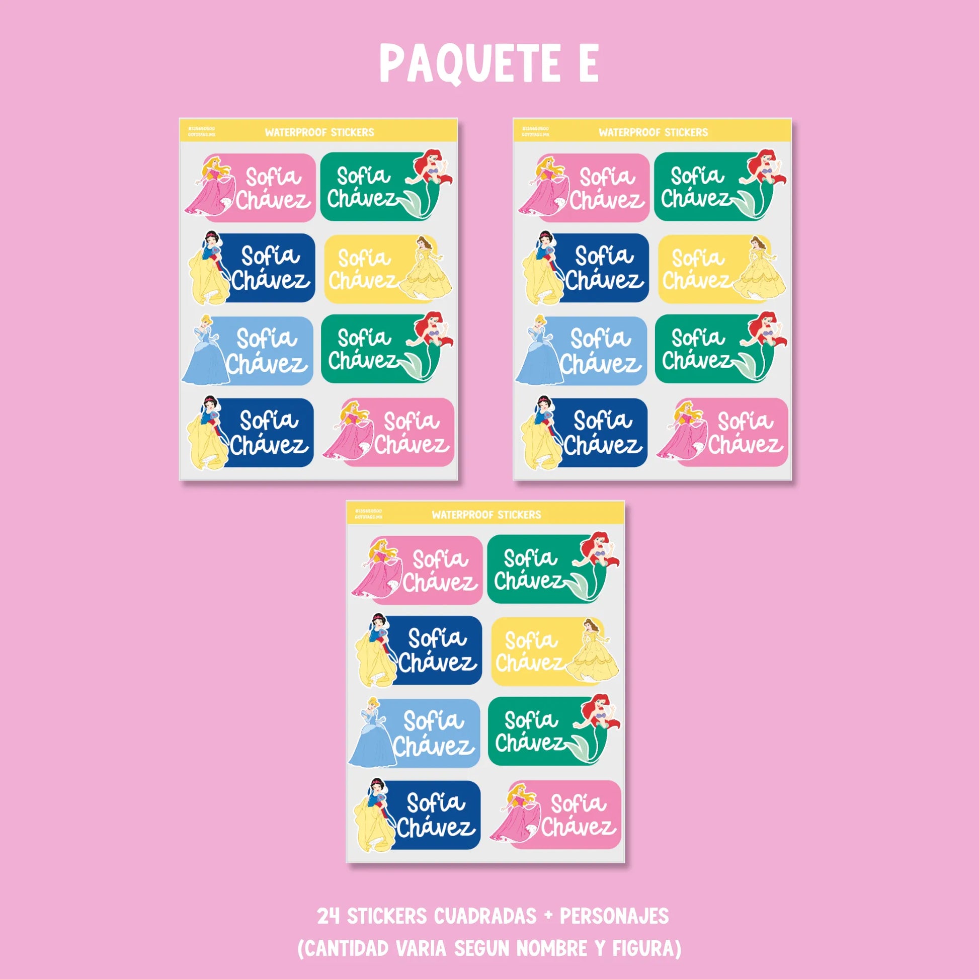 Stickers Princesas