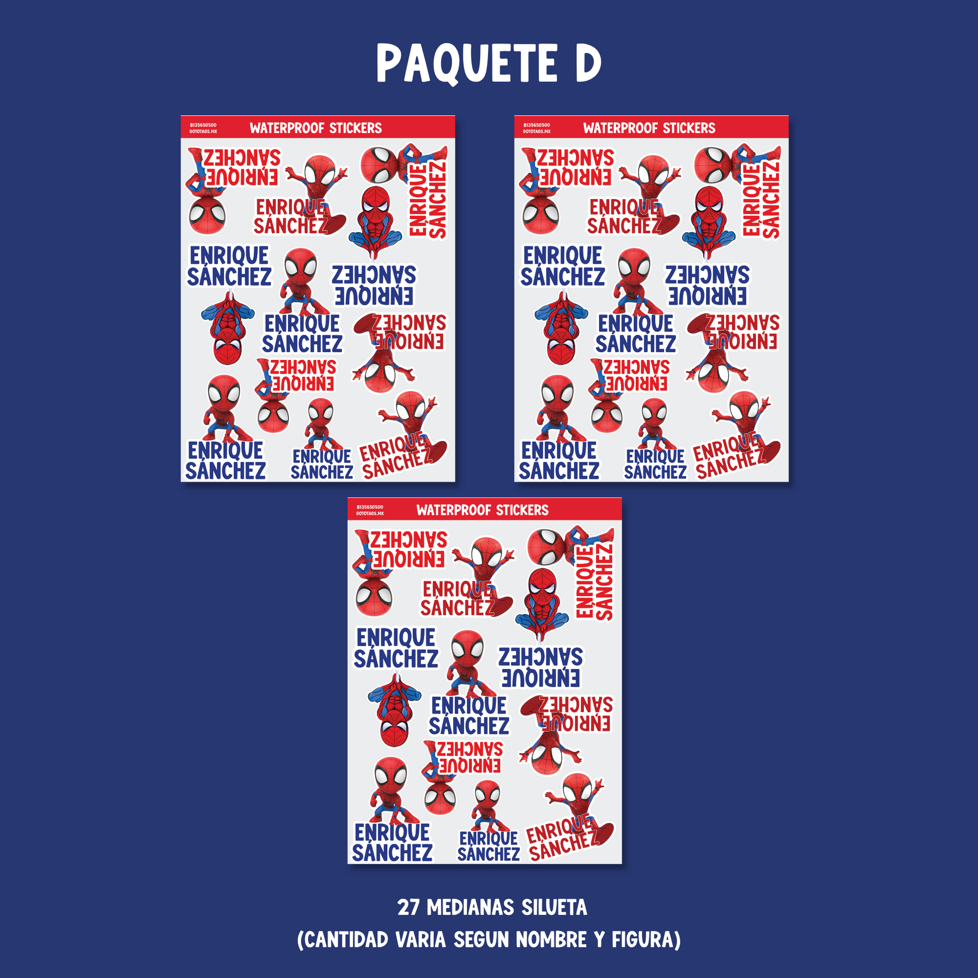 Stickers Spiderman