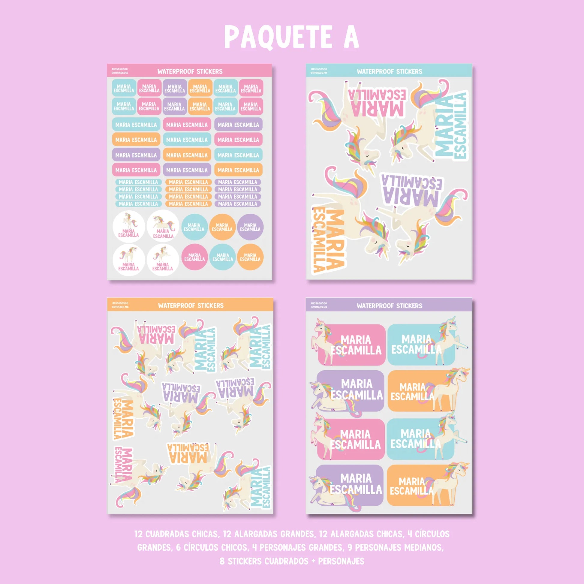 Stickers Unicornio
