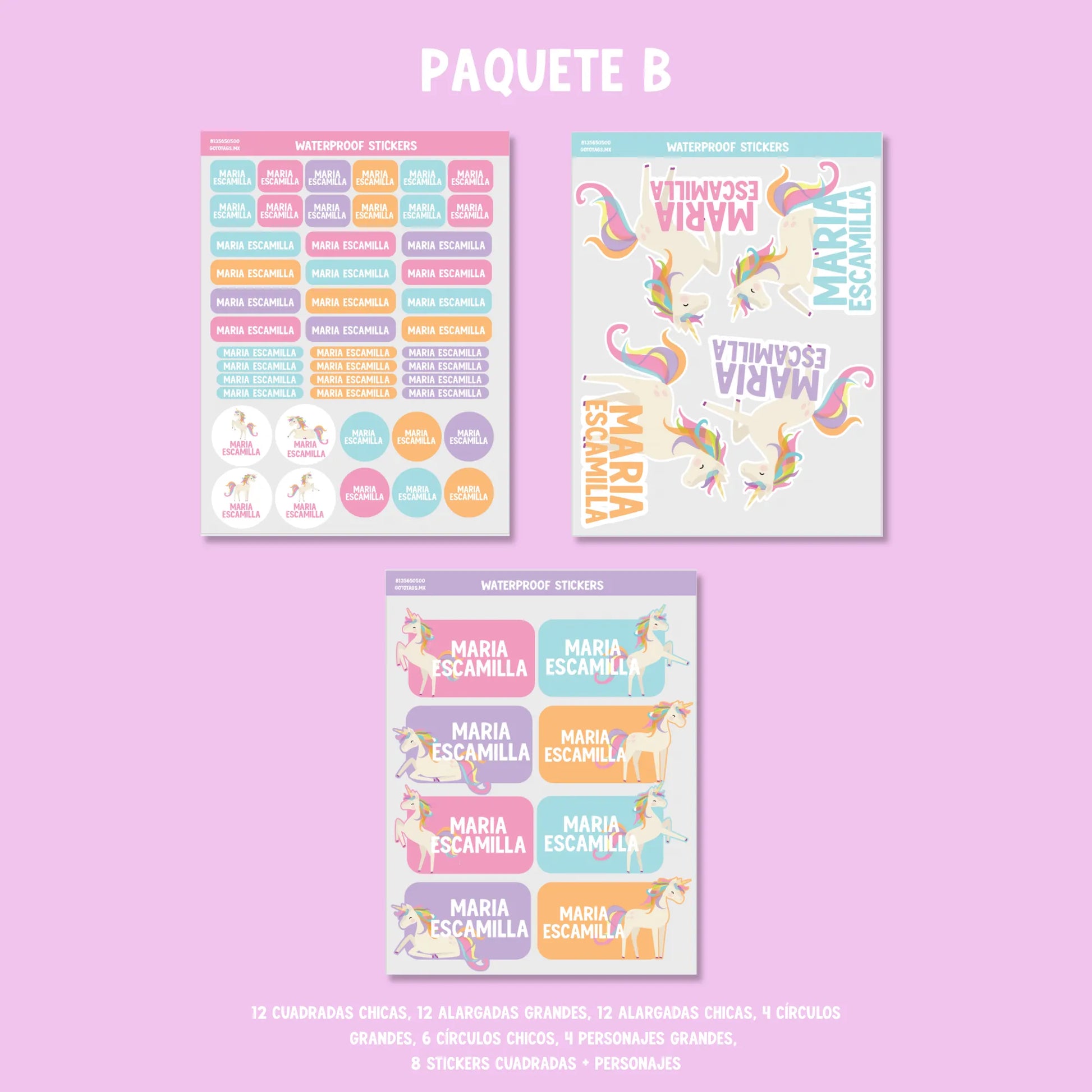 Stickers Unicornio