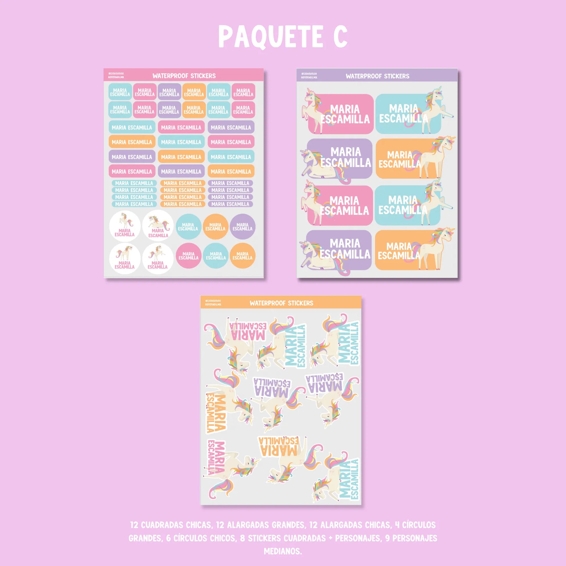 Stickers Unicornio