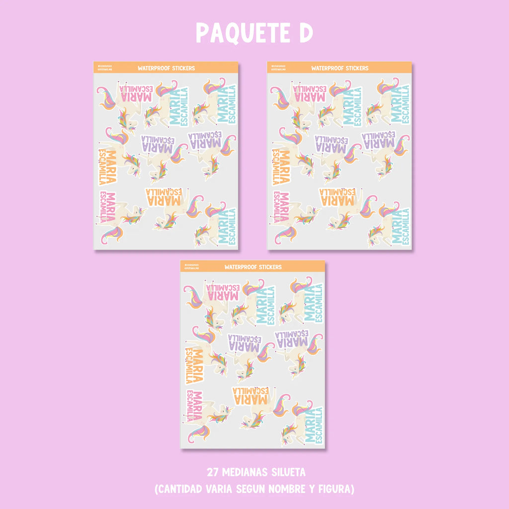 Stickers Unicornio