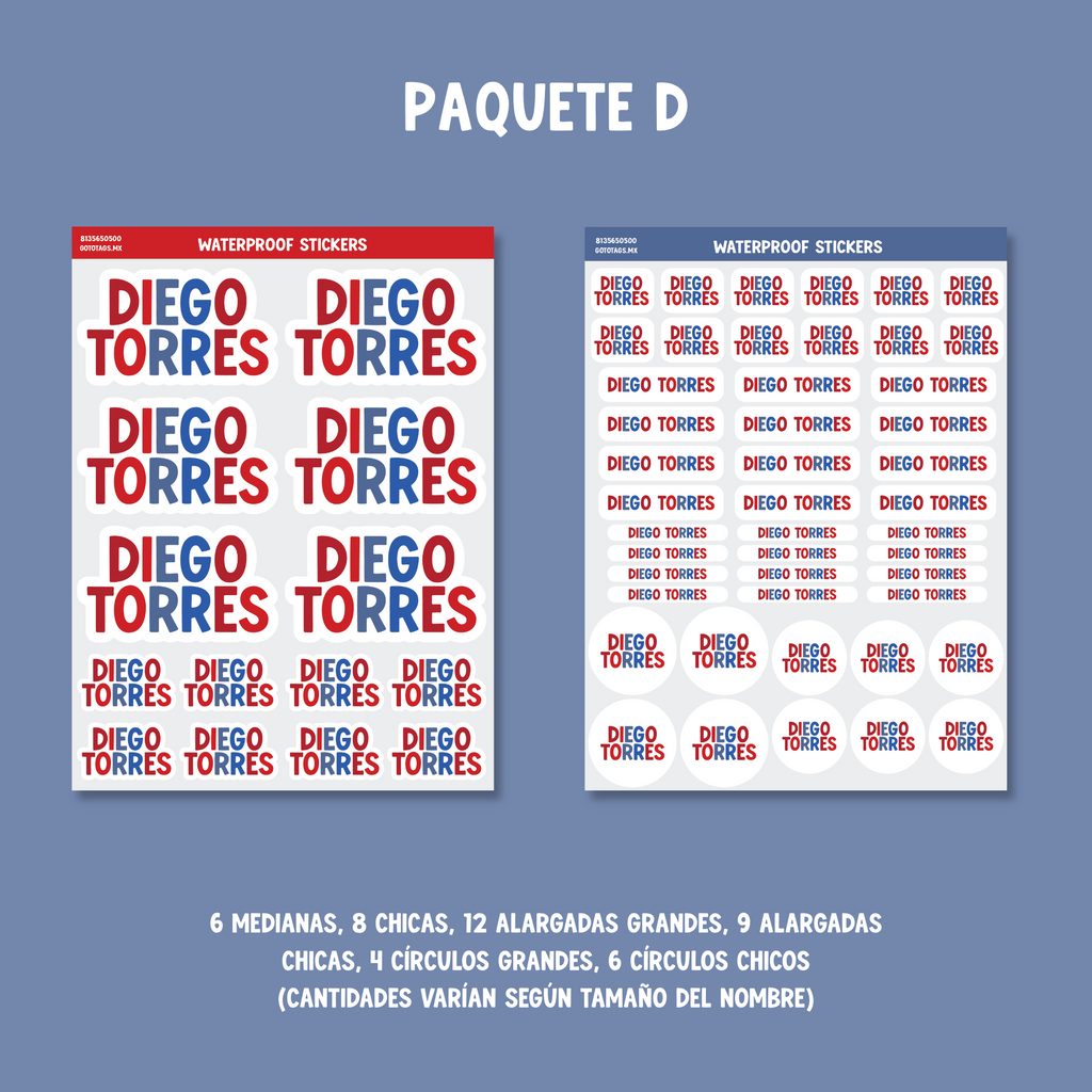Stickers Silueta: Color 04