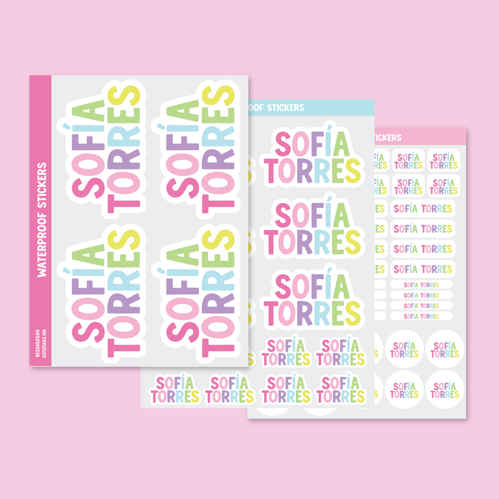 Stickers Silueta: Color 07