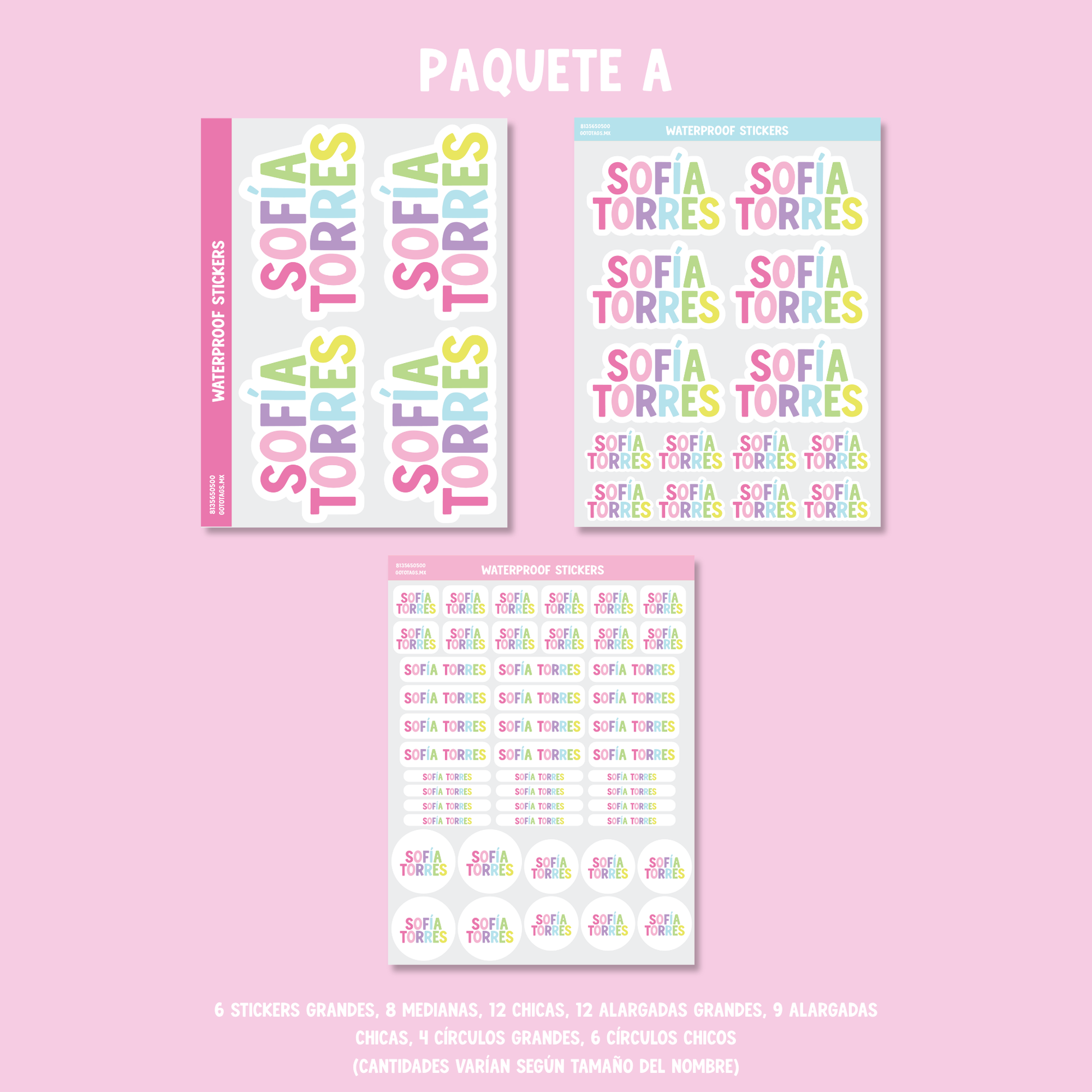 Stickers Silueta: Color 07