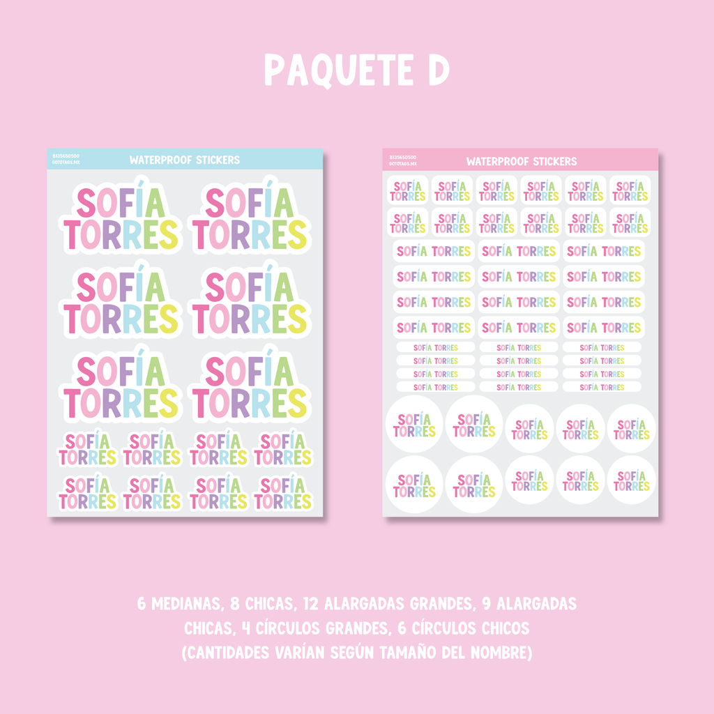 Stickers Silueta: Color 07