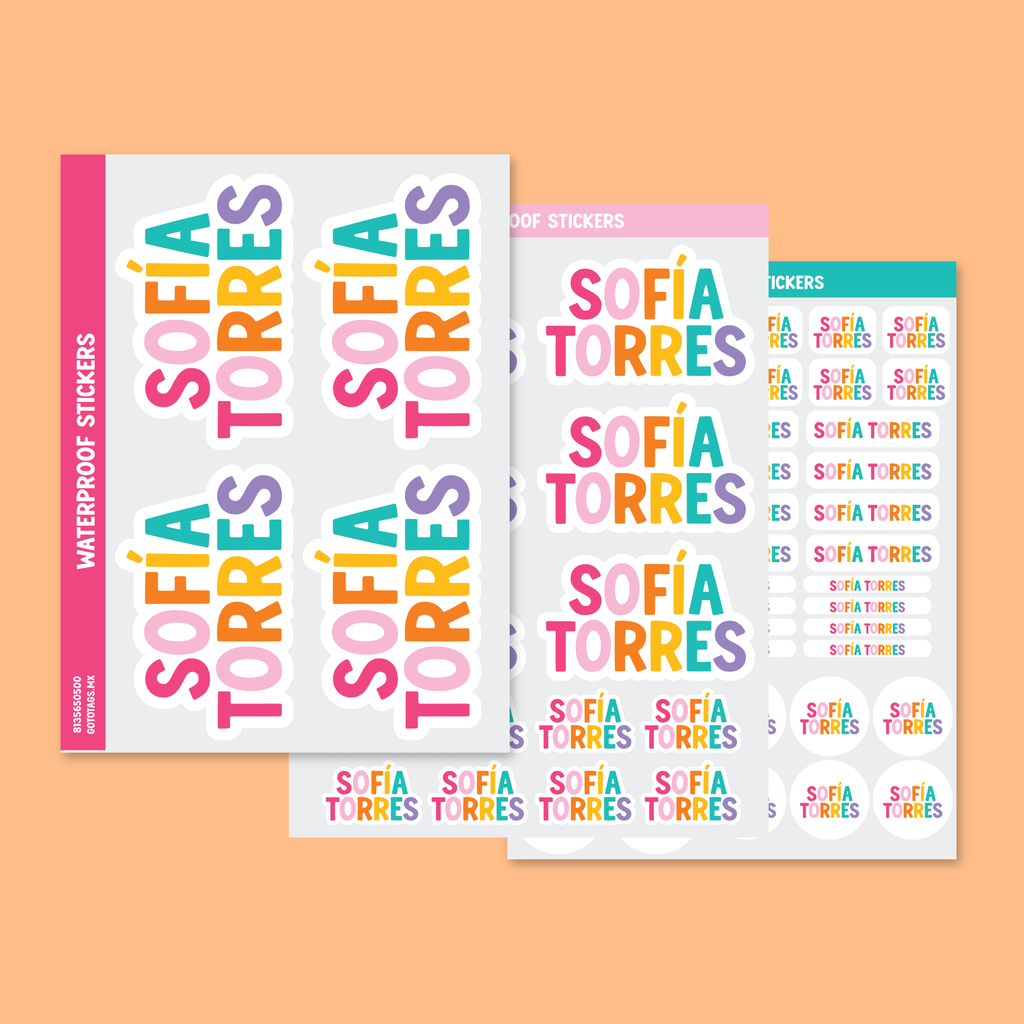 Stickers Silueta: Color 09
