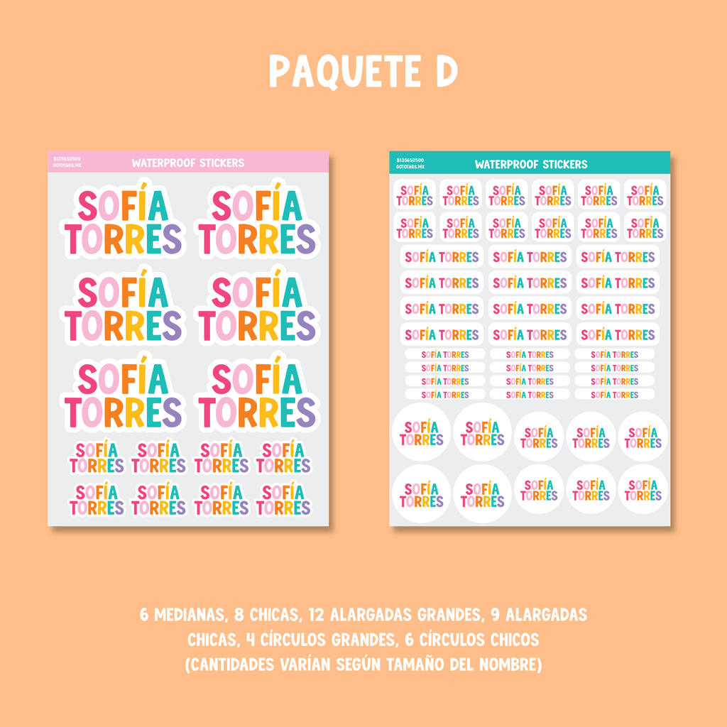 Stickers Silueta: Color 09