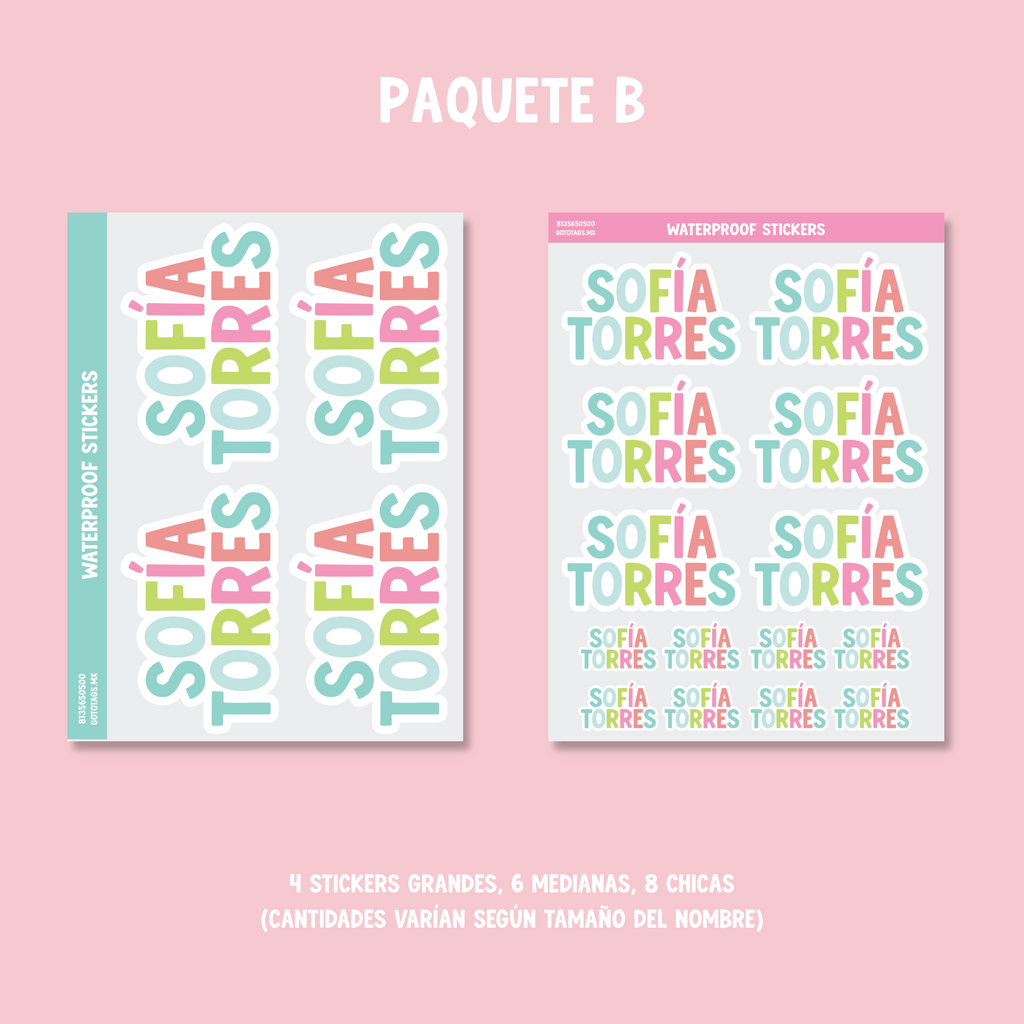Stickers Silueta: Color 12