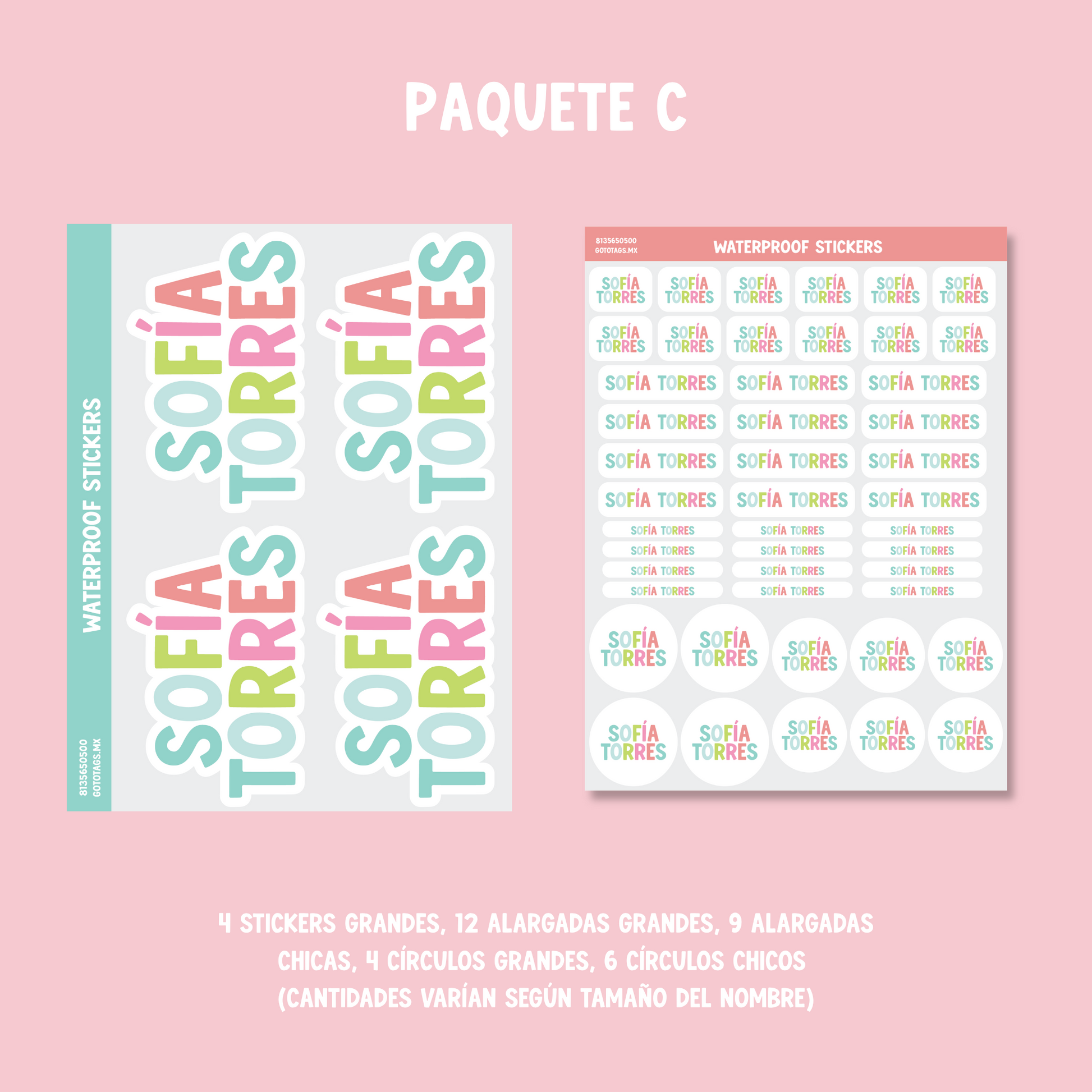 Stickers Silueta: Color 12