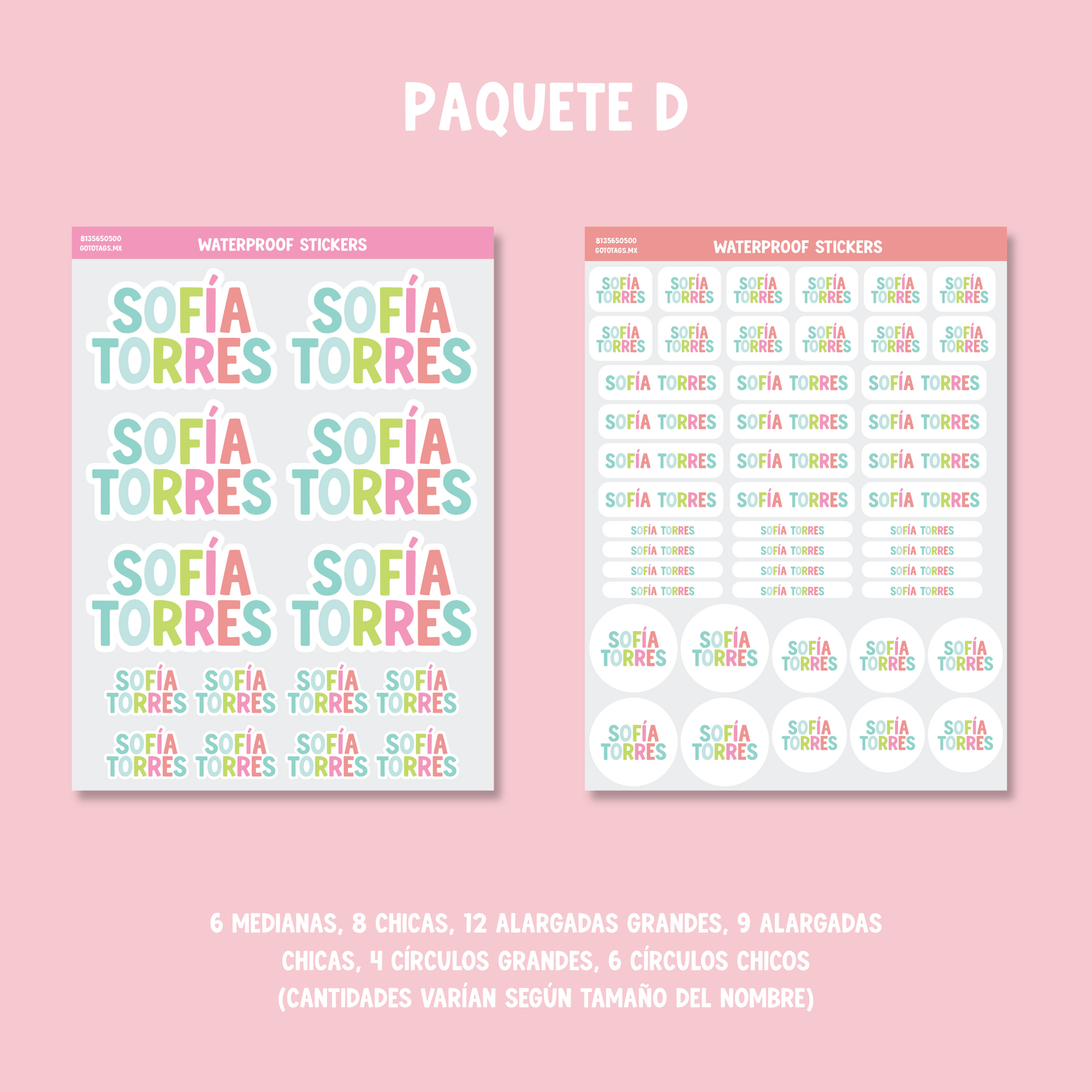 Stickers Silueta: Color 12