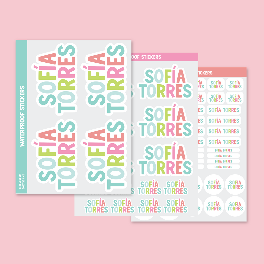 Stickers Silueta: Color 12