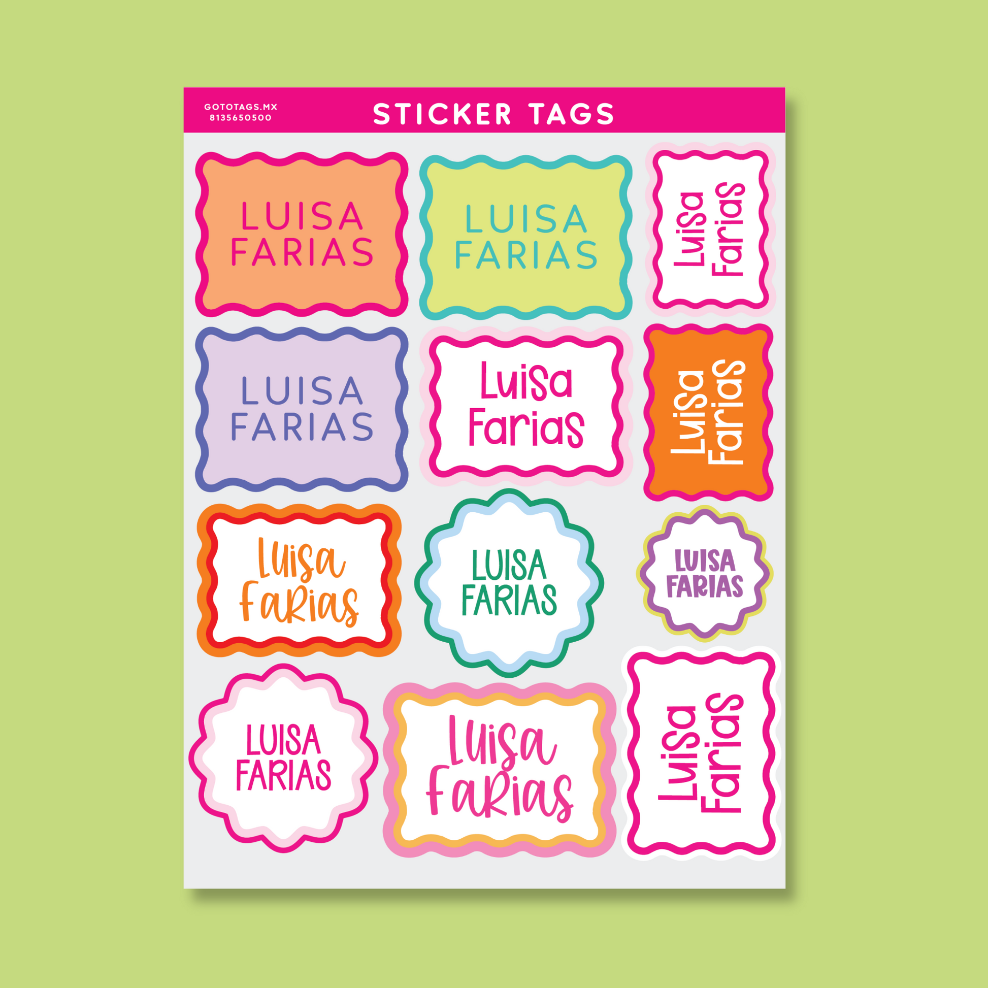 Sticker Tags